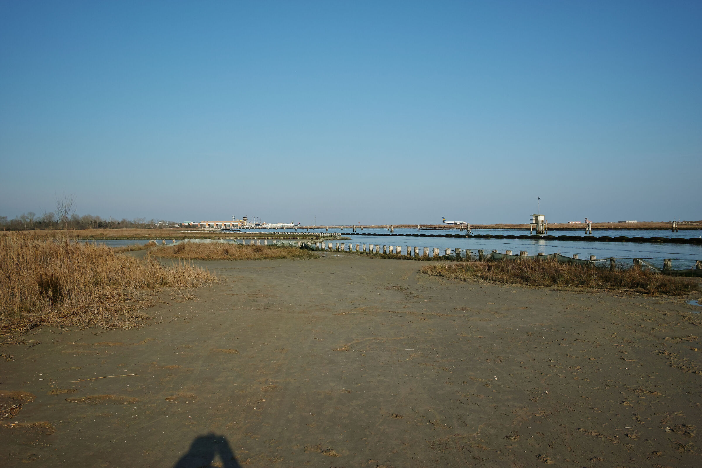 Tessera dietro l'aeroporto di Venezia