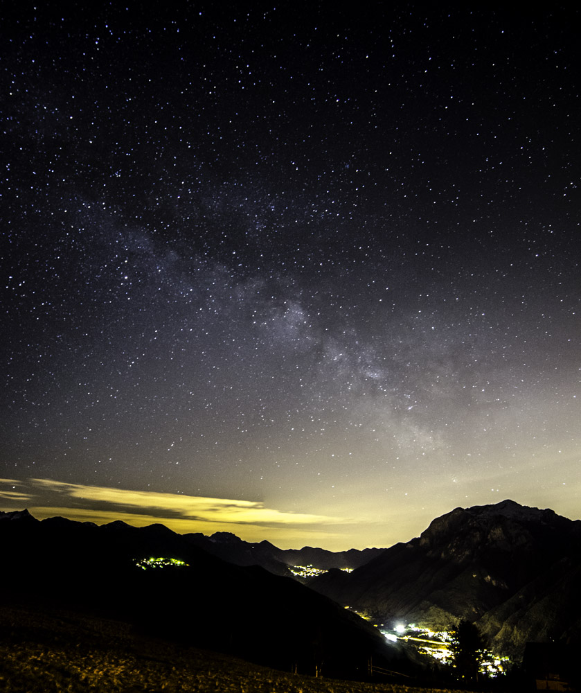 Via Lattea dall'Alpe di Giumello (Lc)