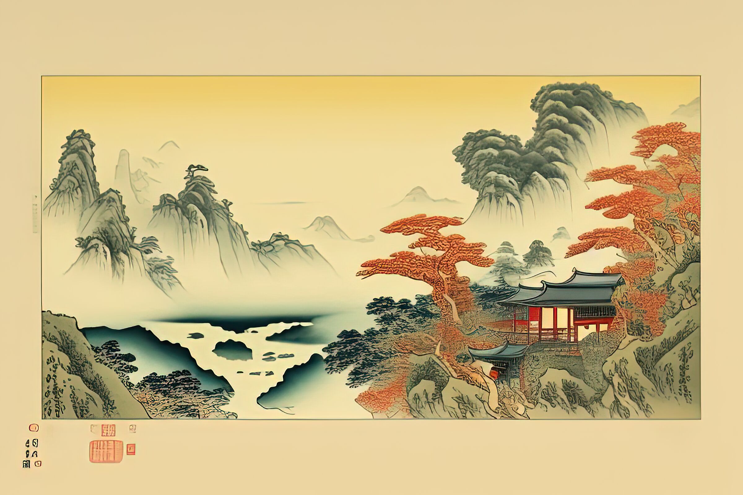 Chinese Guóhuà style AI 15