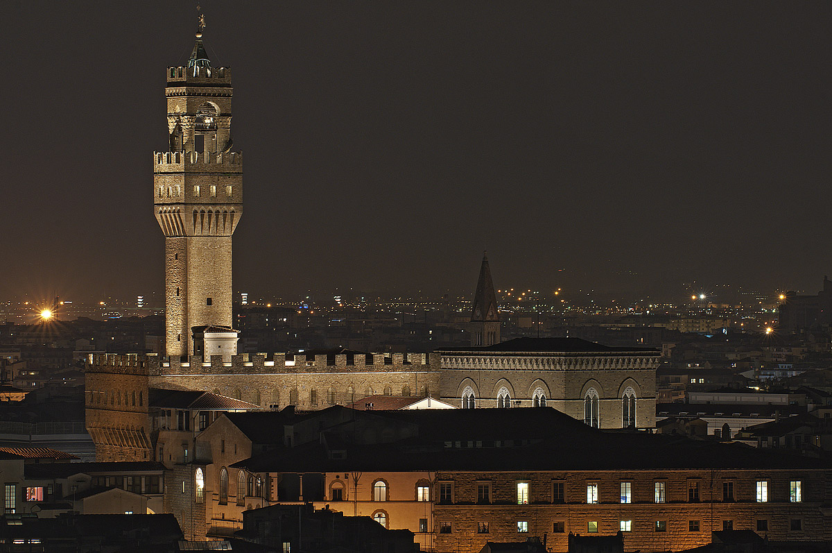 Firenze - Palazzo della Signoria dal piazzale Michelangelo