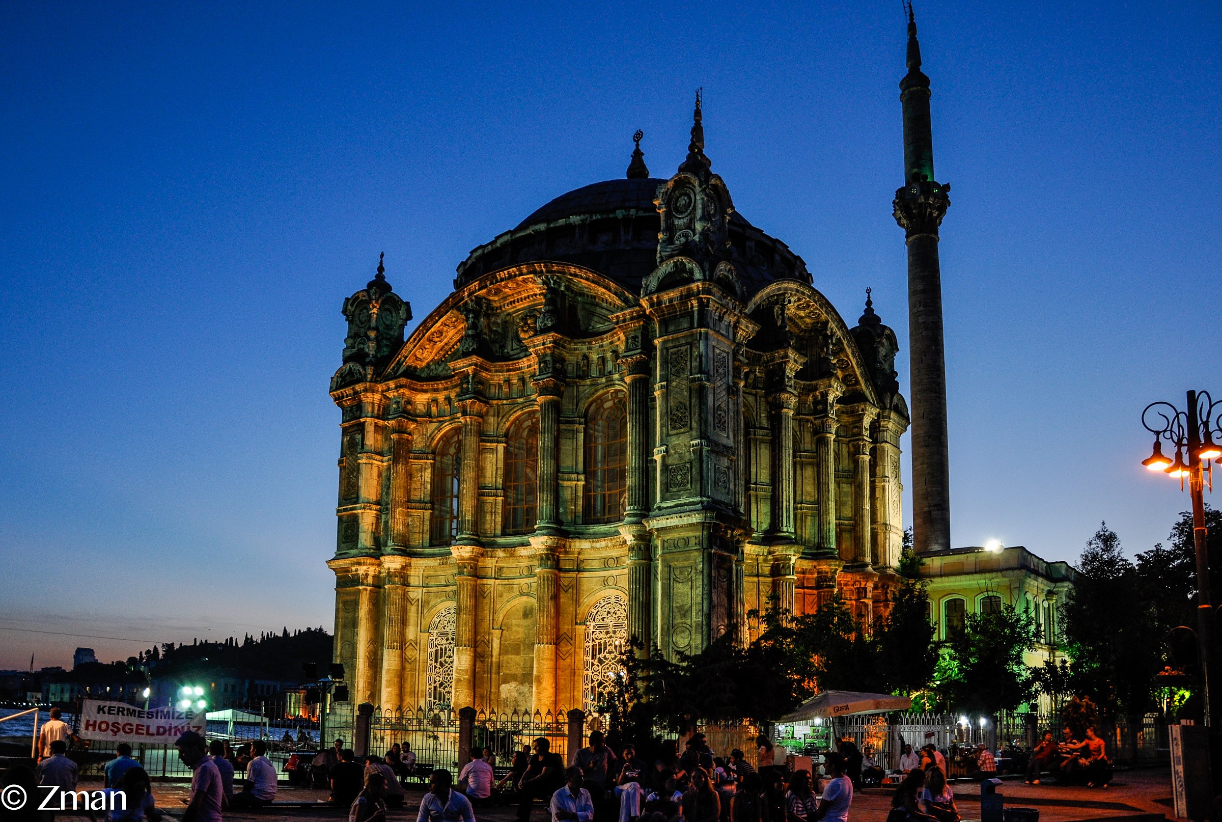 Moschea di Istanbul al tramonto