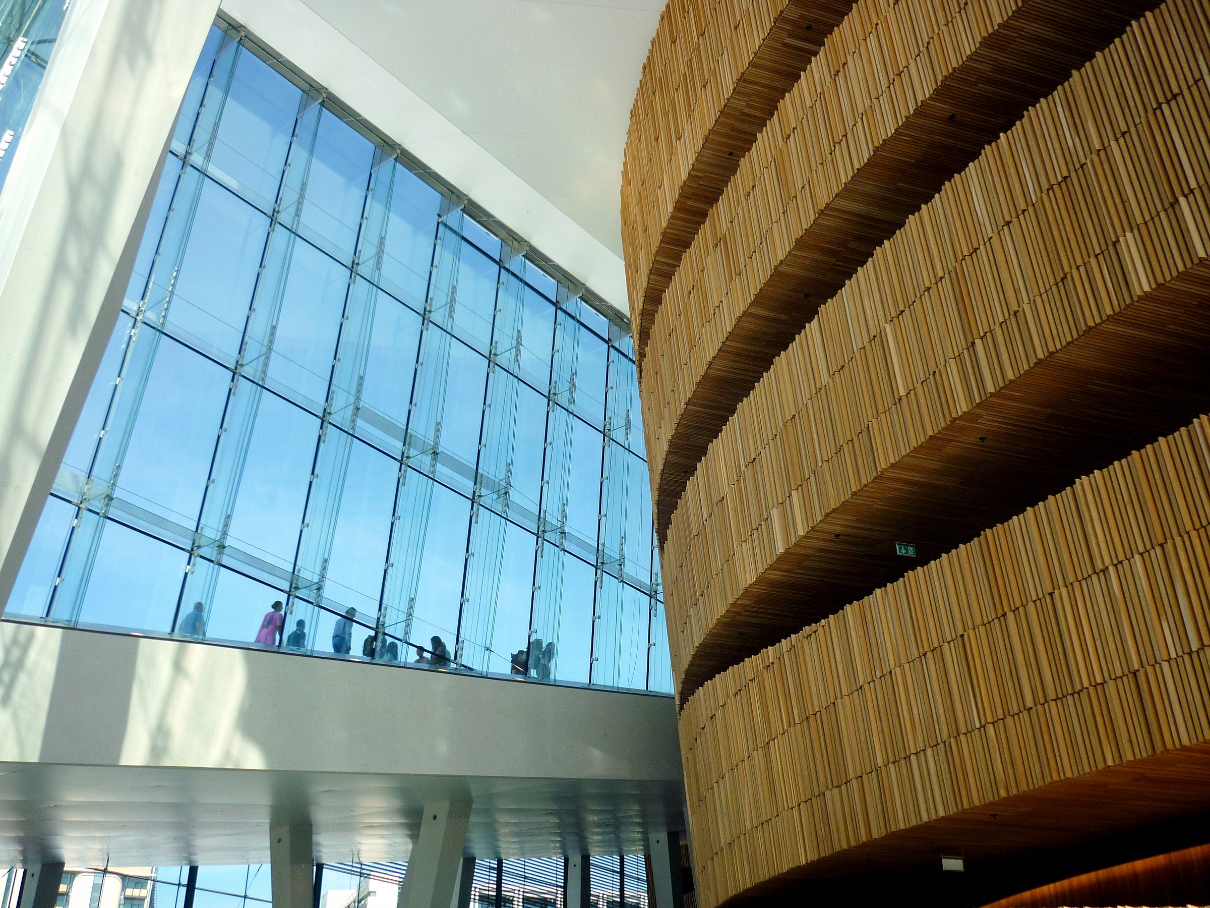 Interior of modern theater in Oslo