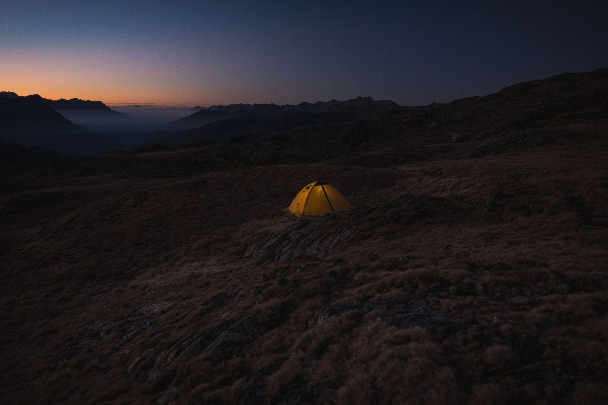 Retico Lake, Ticino, Switzerland