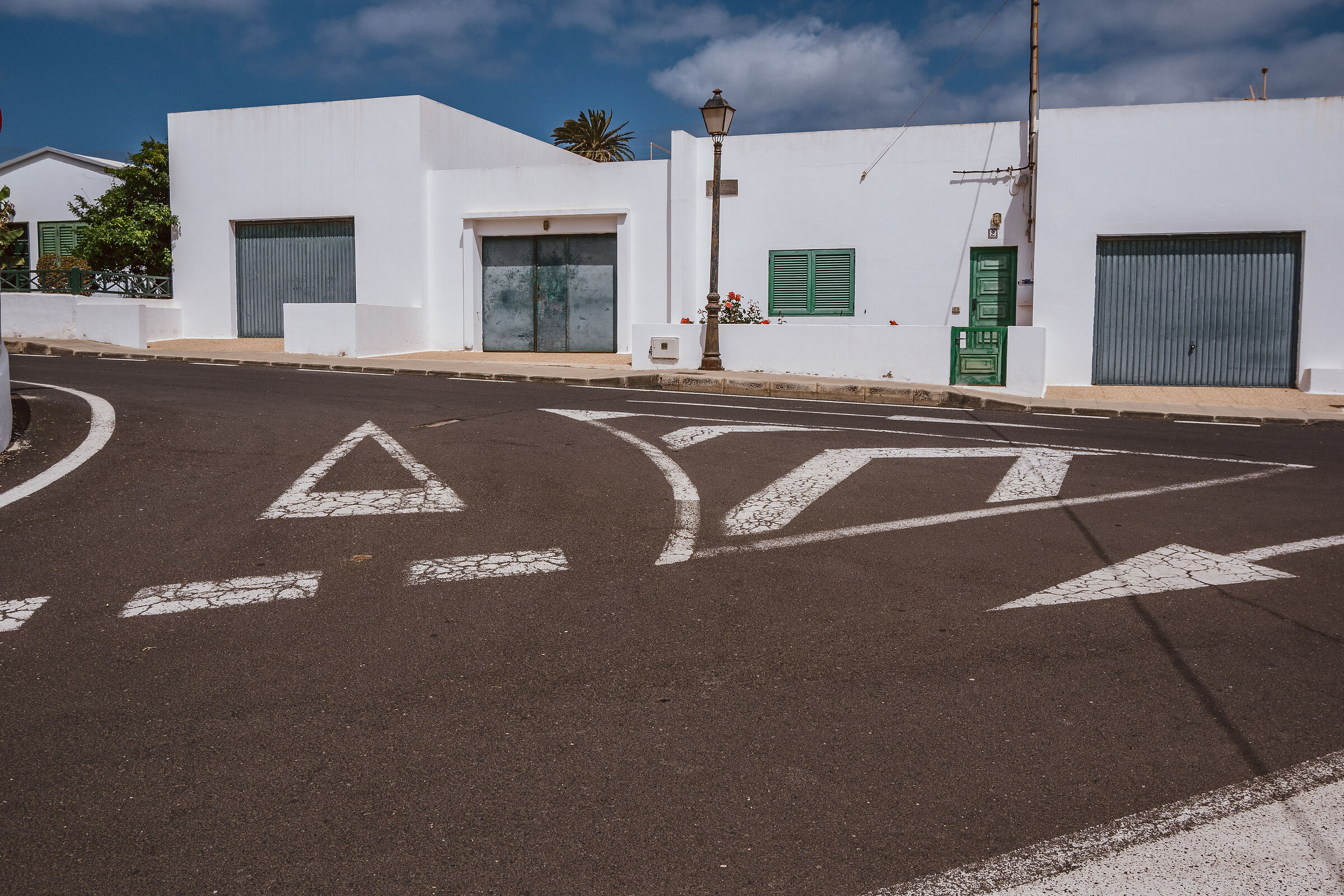 Intersection of two roads