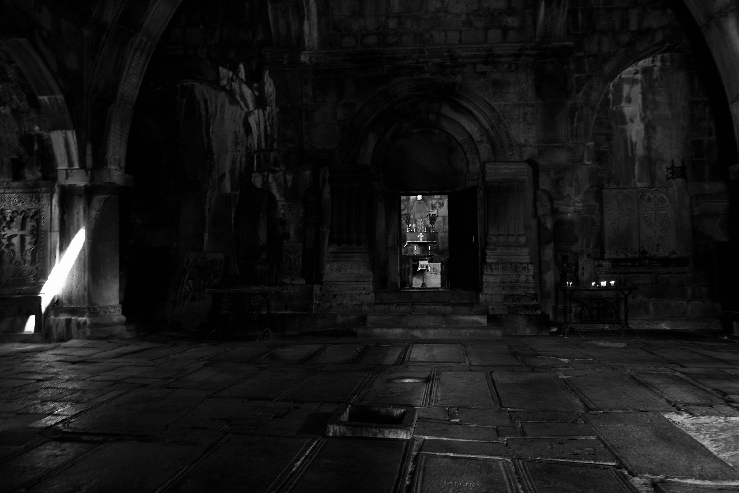 Light in the monastery