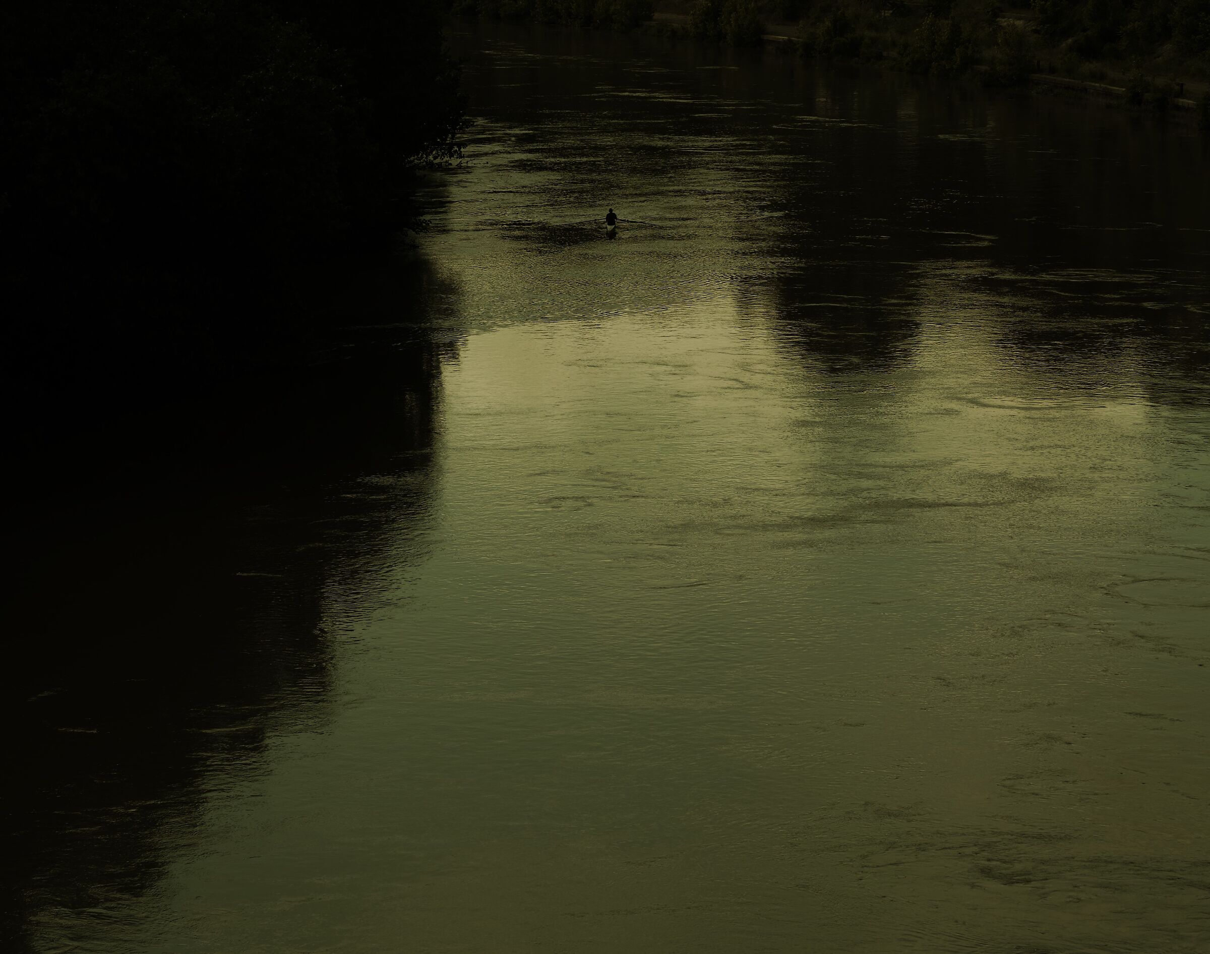 River in the evening