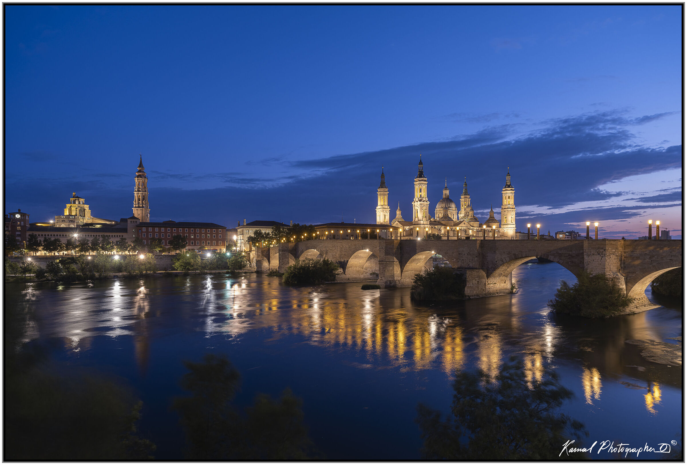 Veduta Basílica Pilar Pilarica Saragozza