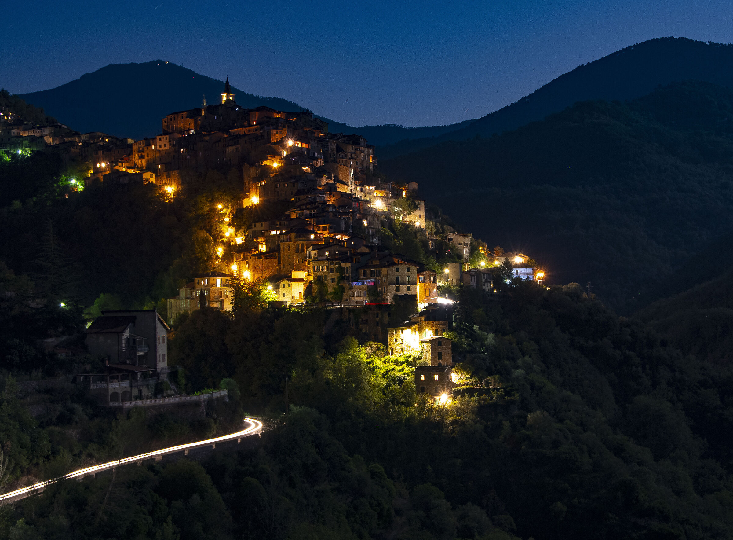 Apricale-Ora blu