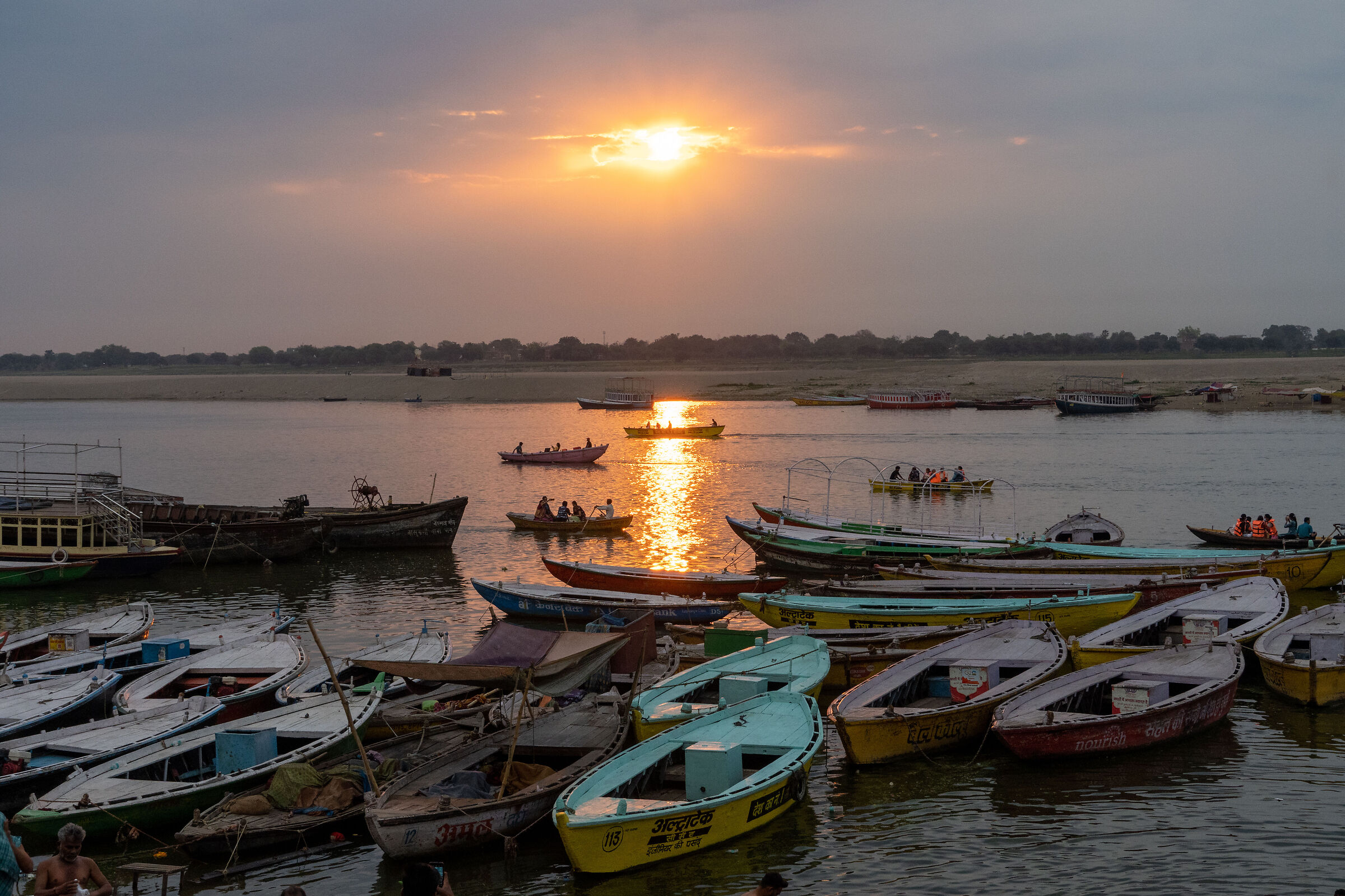 Ganges, the sacred river in Varanasi