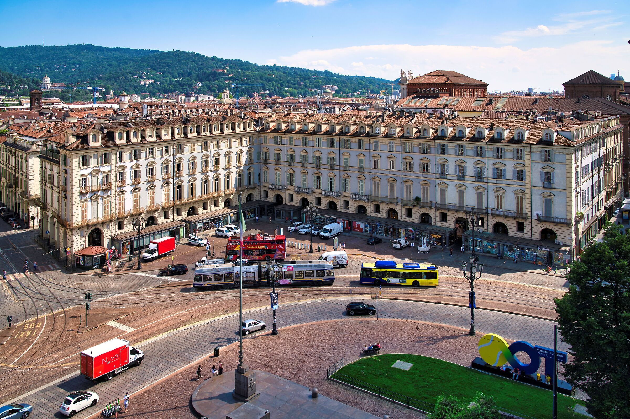 detail of Piazza Castello (TO)