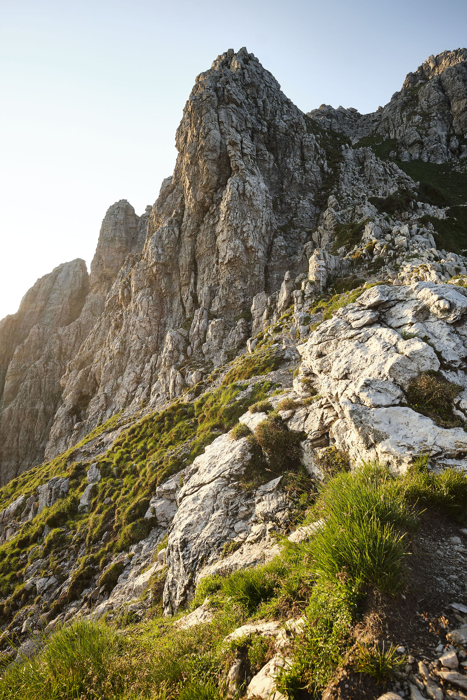 Rock almost at the top