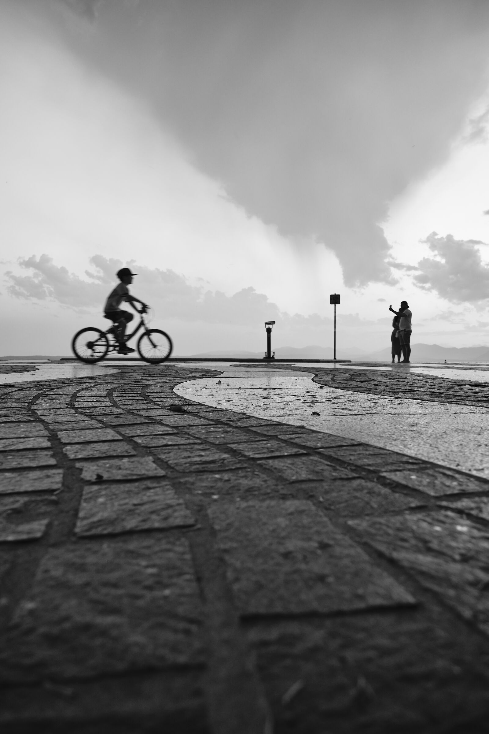 Along the lake in Lazise