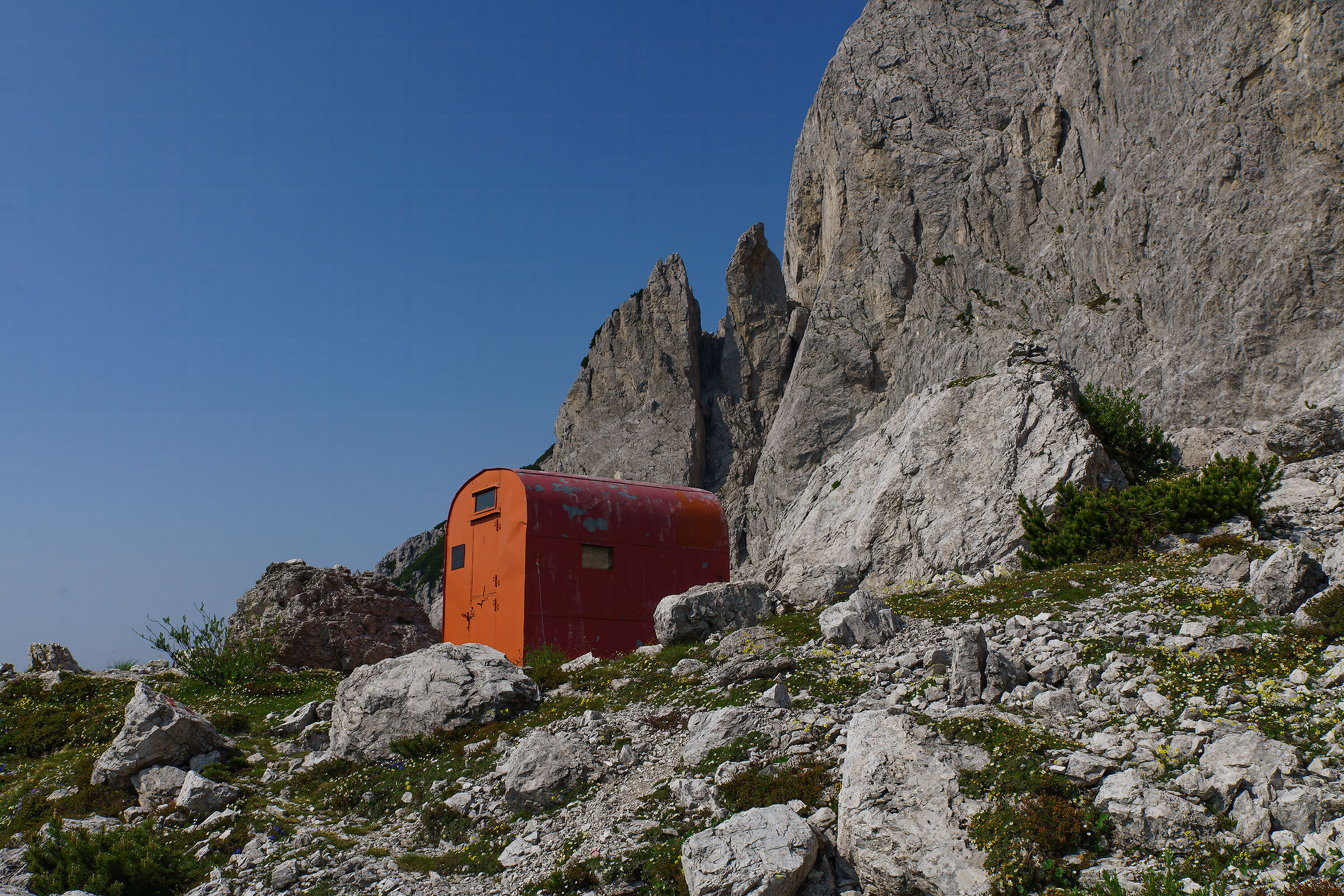 Bivouac Feruglio Carnic Alps