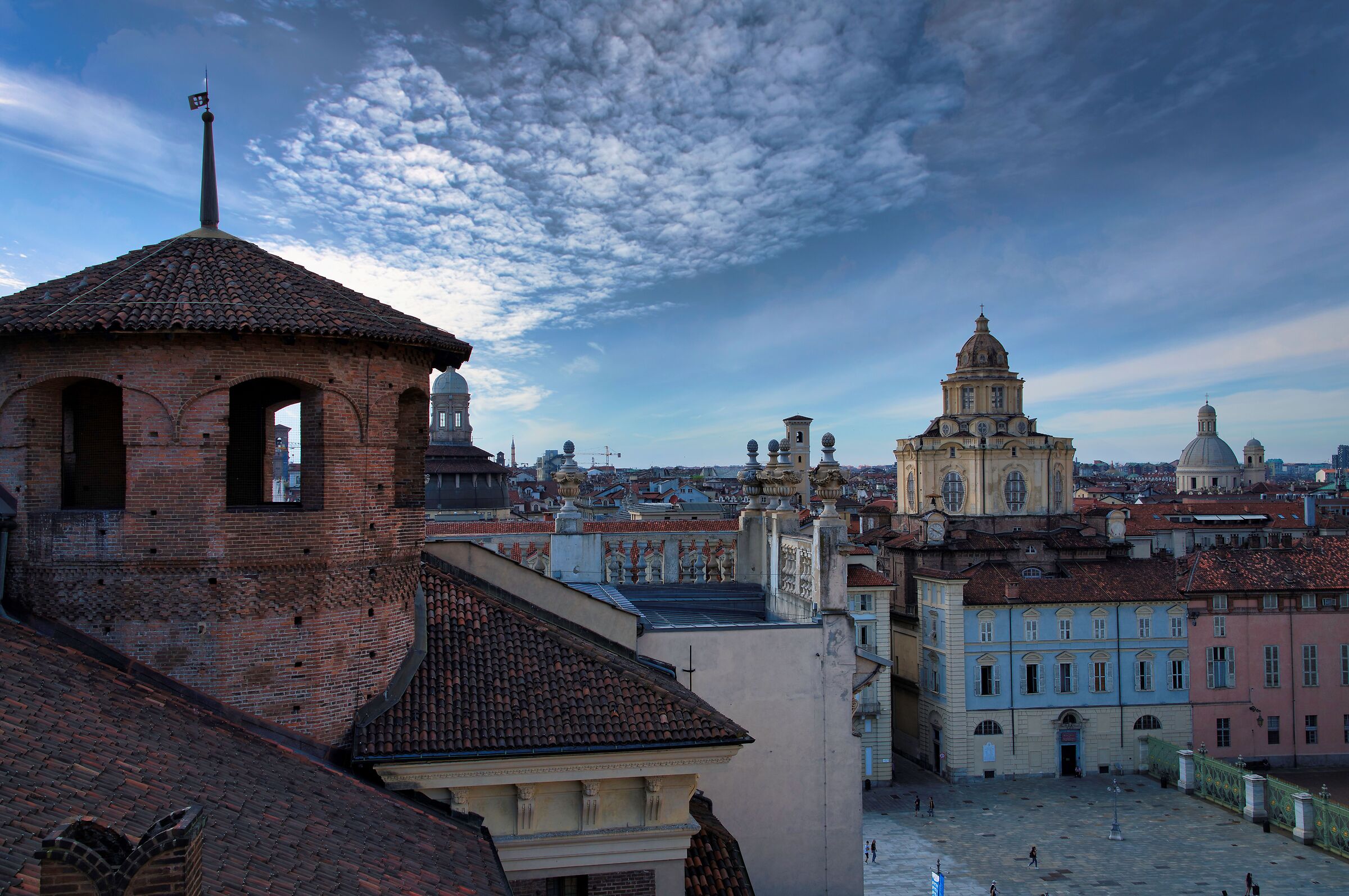 torre del castello a Torino