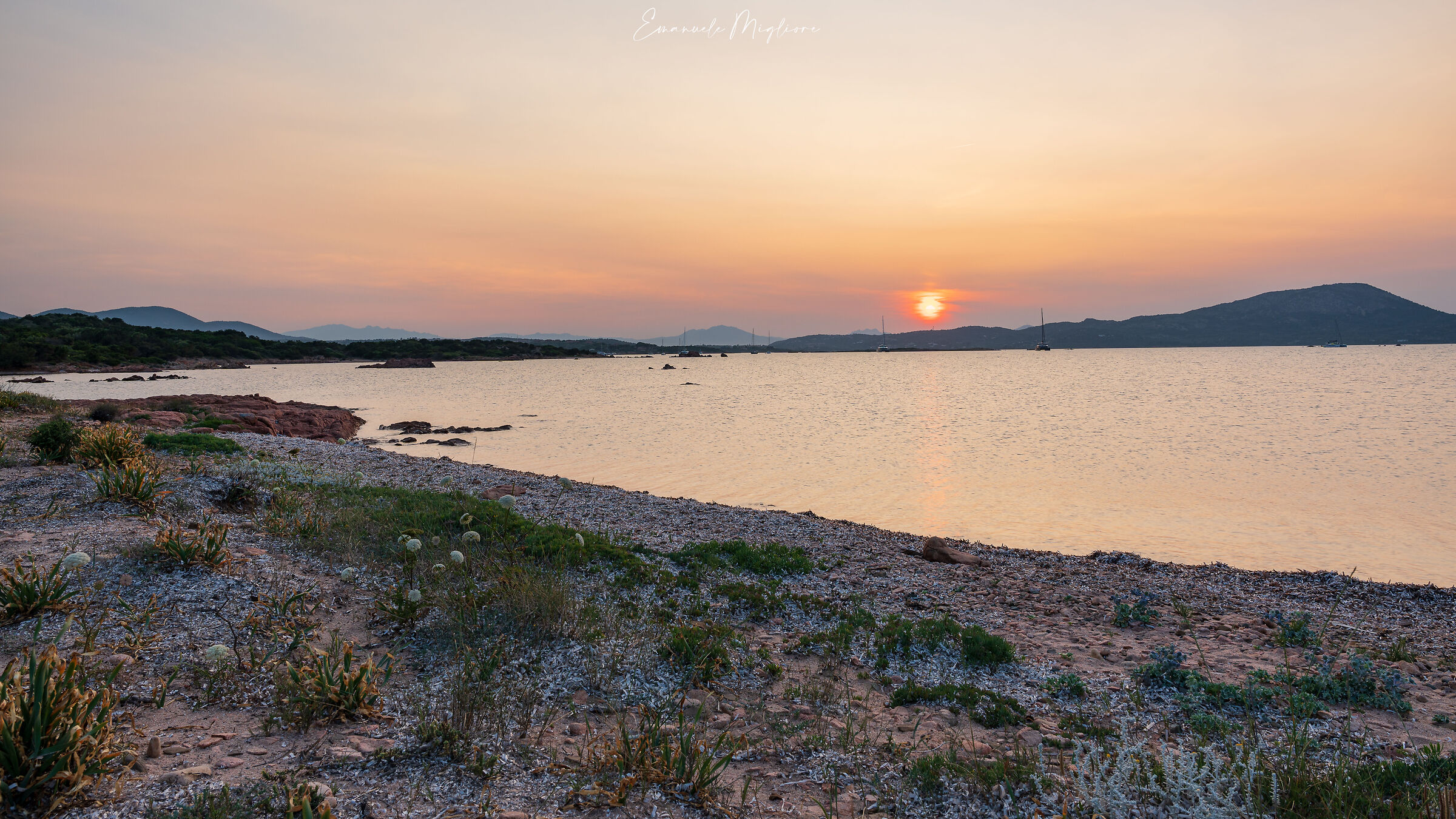 Tramonto presso Cala Finanza - Porto S. Paolo (ss)