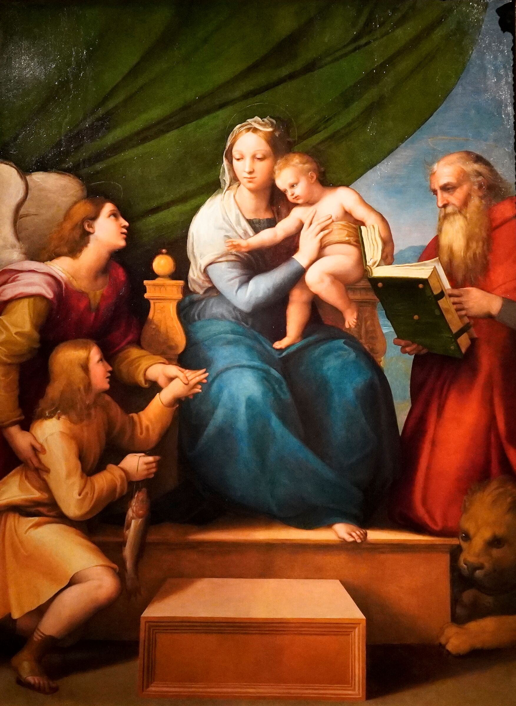 Raffaello "Madonna con Bambino e Santi"