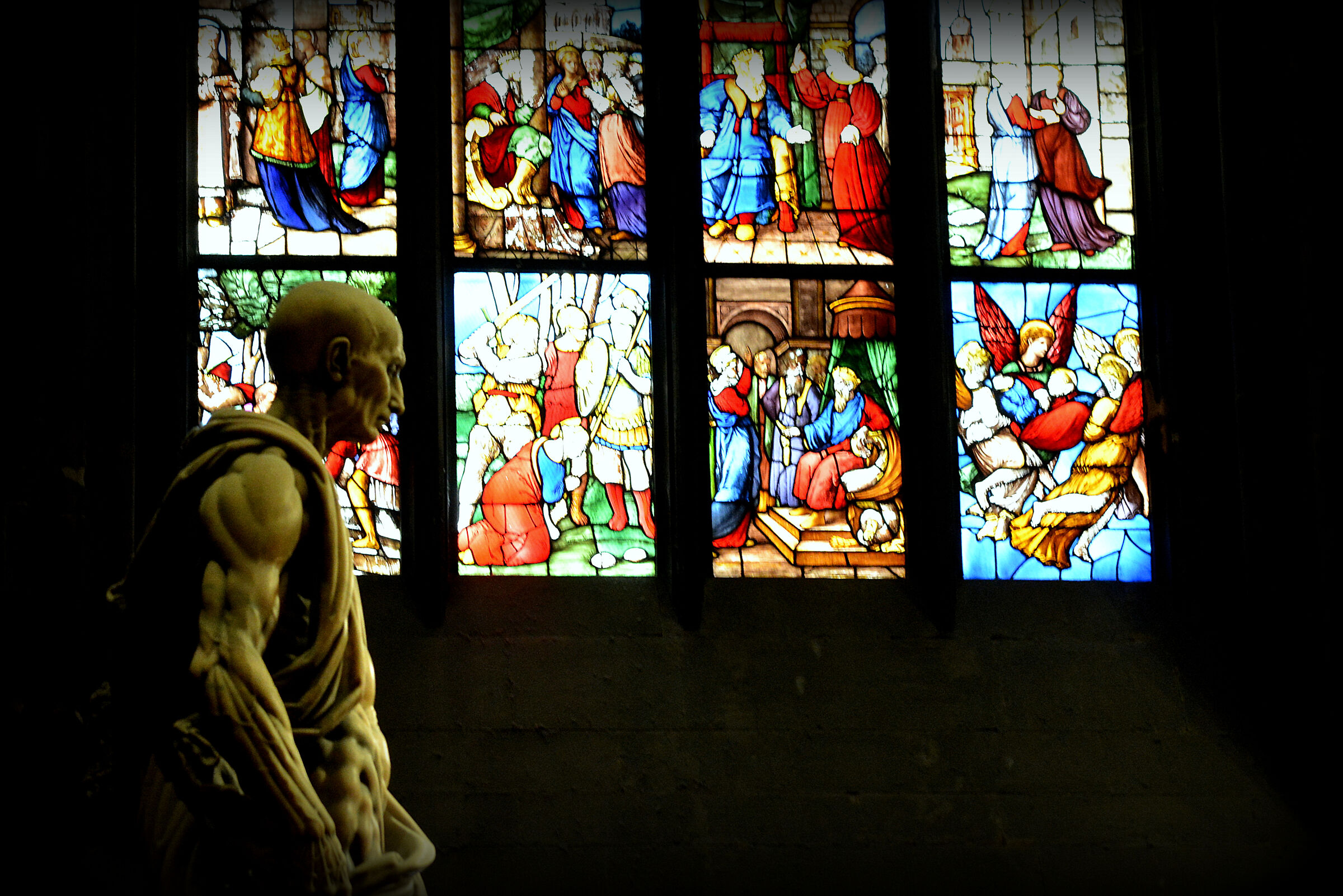 Cathedral. Stained glass