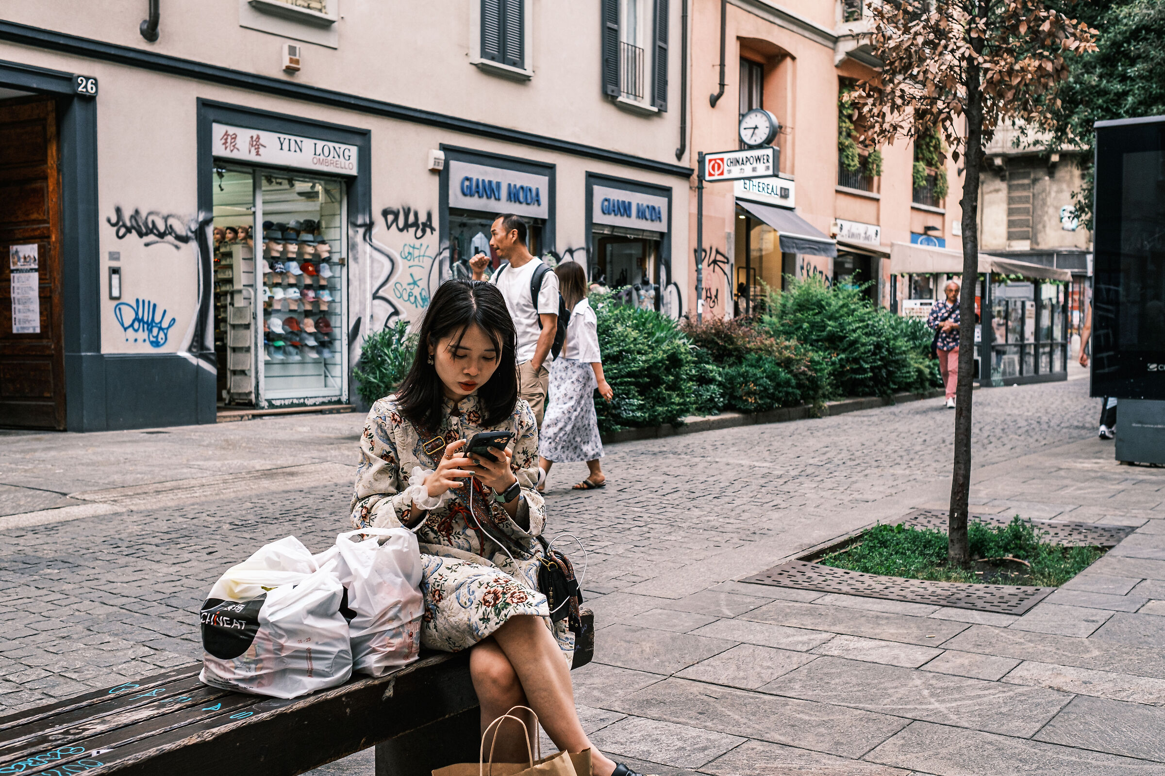 Street Milan Chinatown