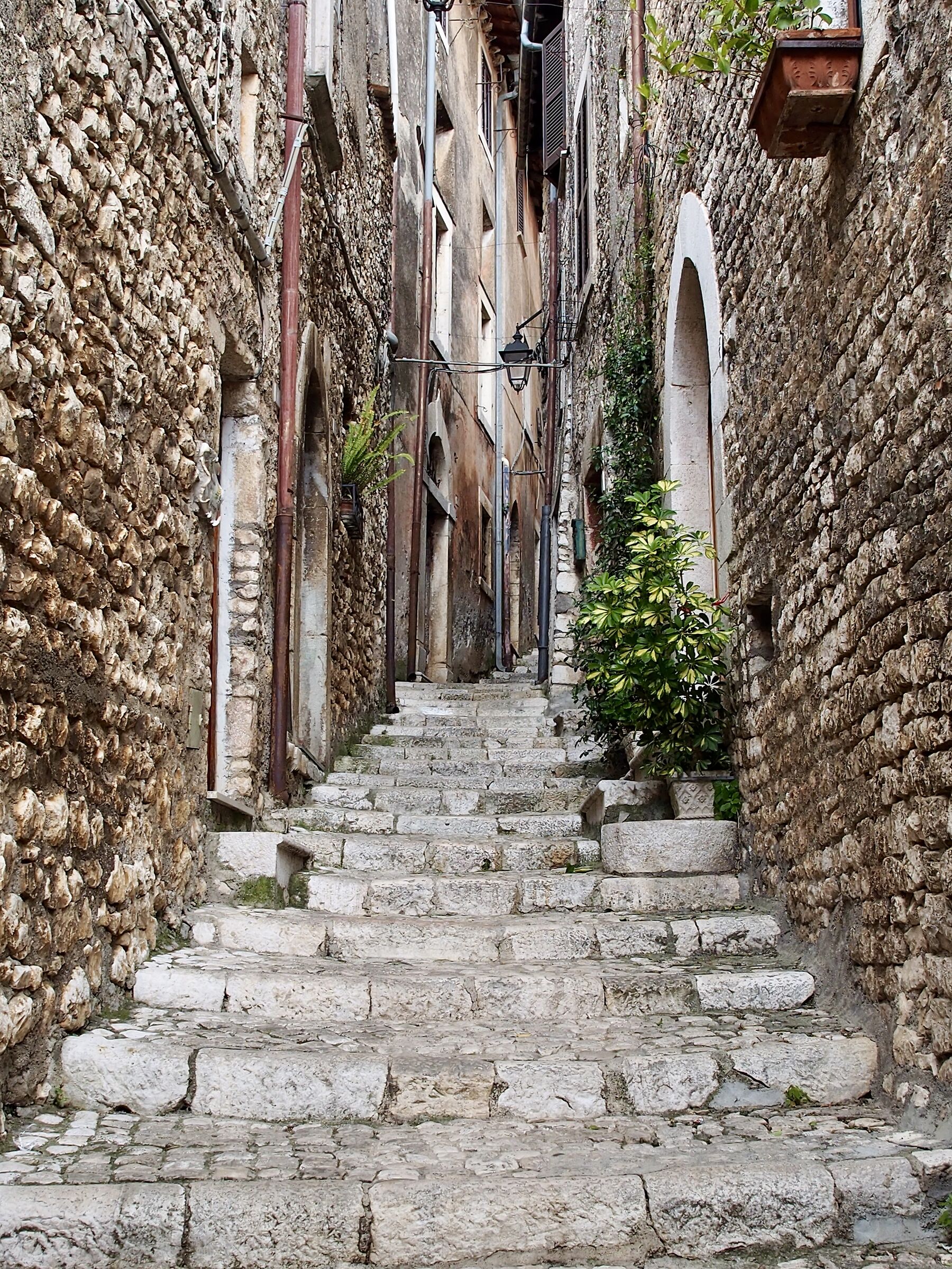 Small street of the village