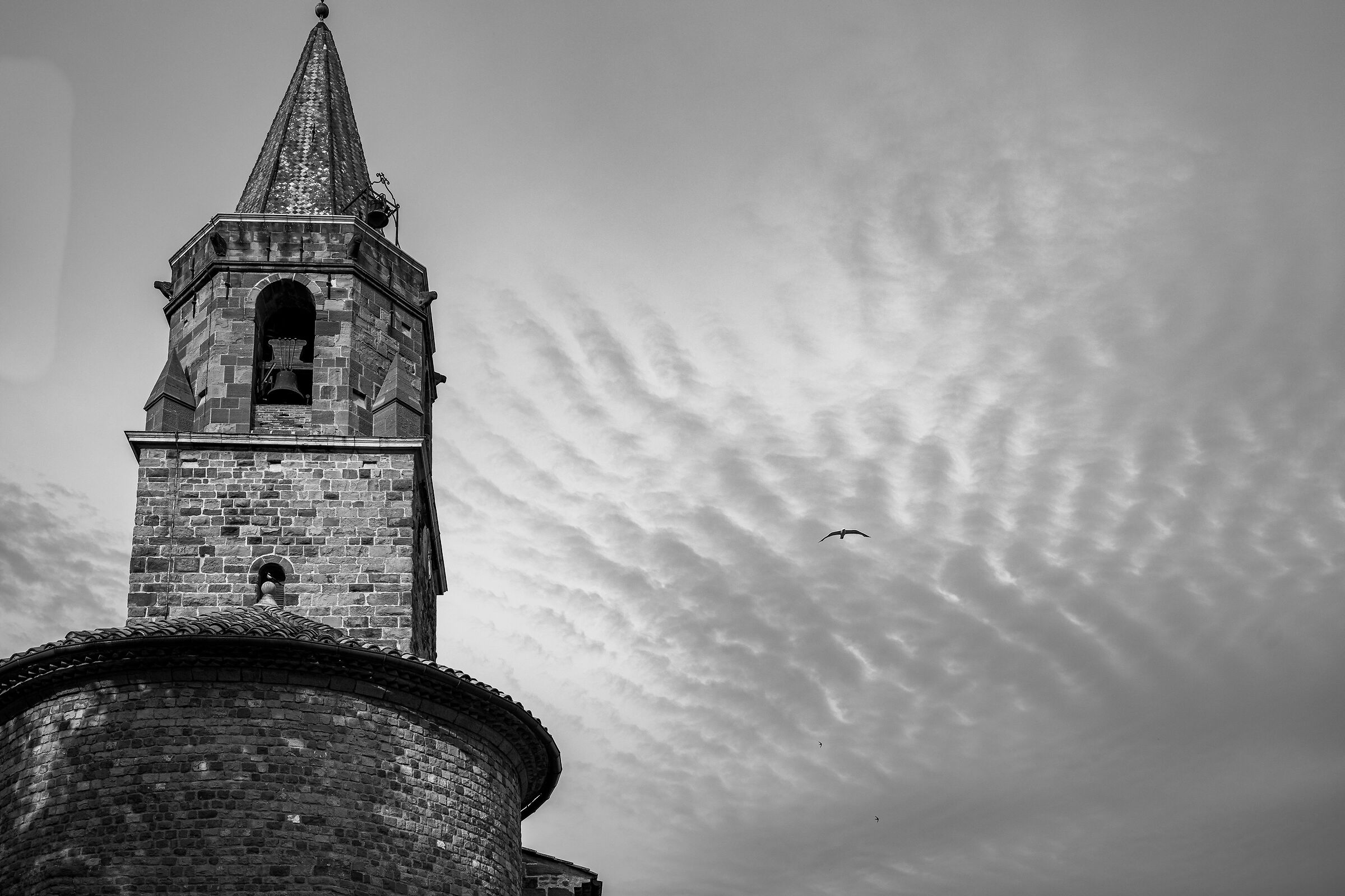 Bell tower in Frejus
