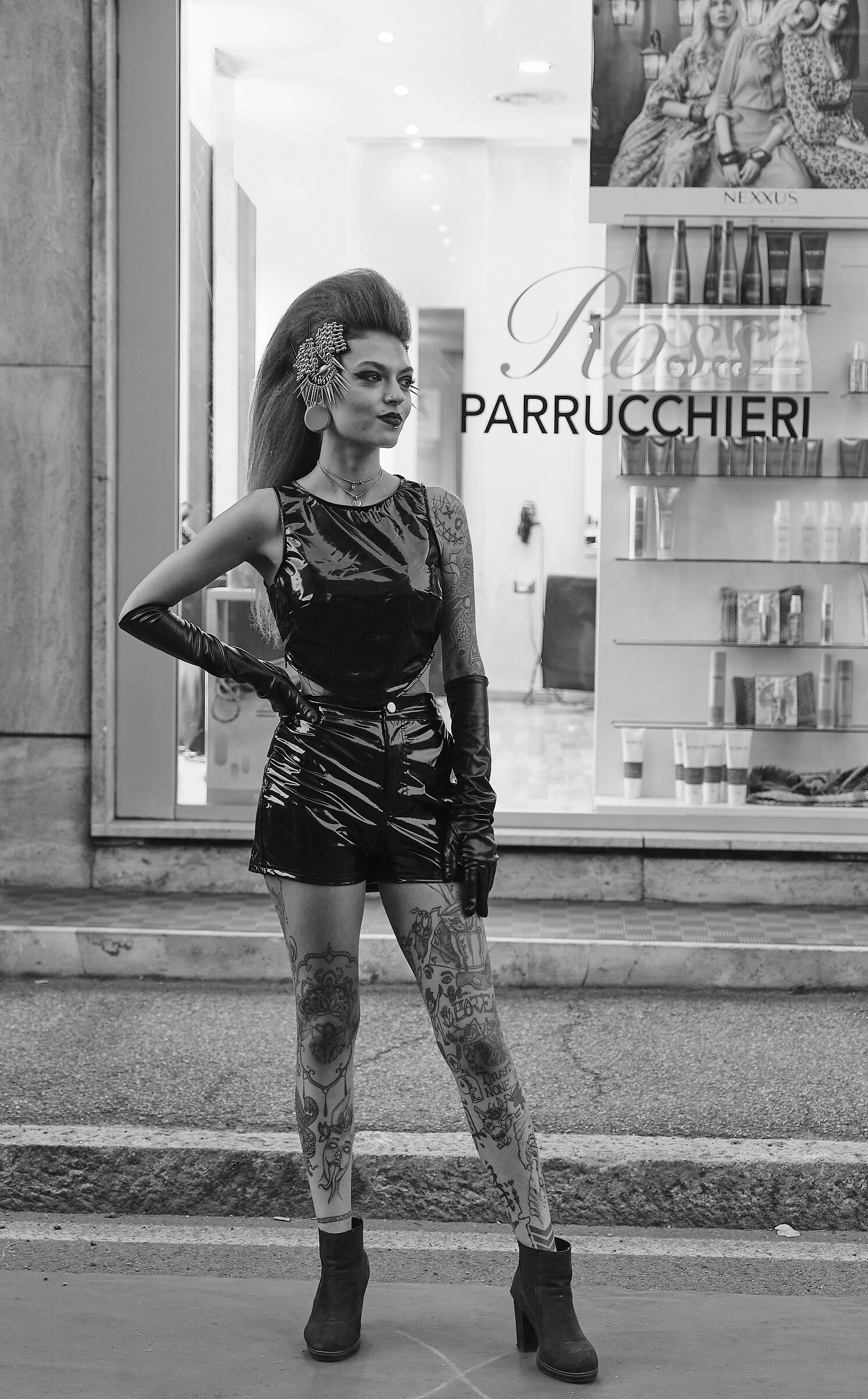 Punk with a sweet look