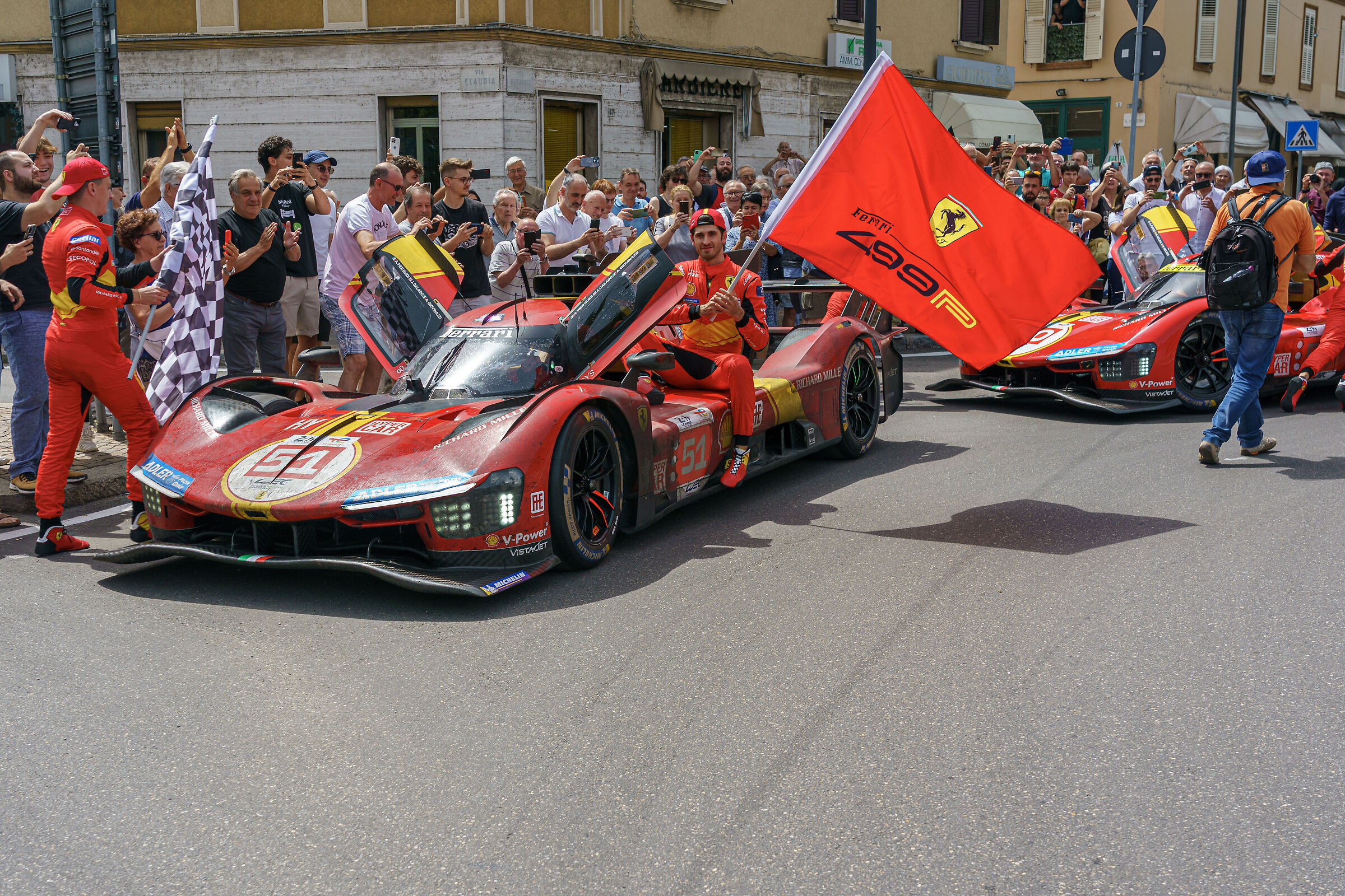A Maranello con le Ferrari vincitrici a Le Mans
