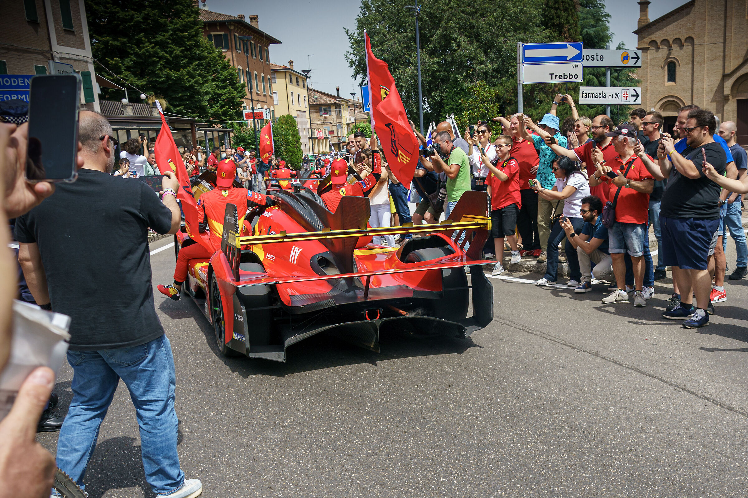 A Maranello con le Ferrari vincitrici a Le Mans
