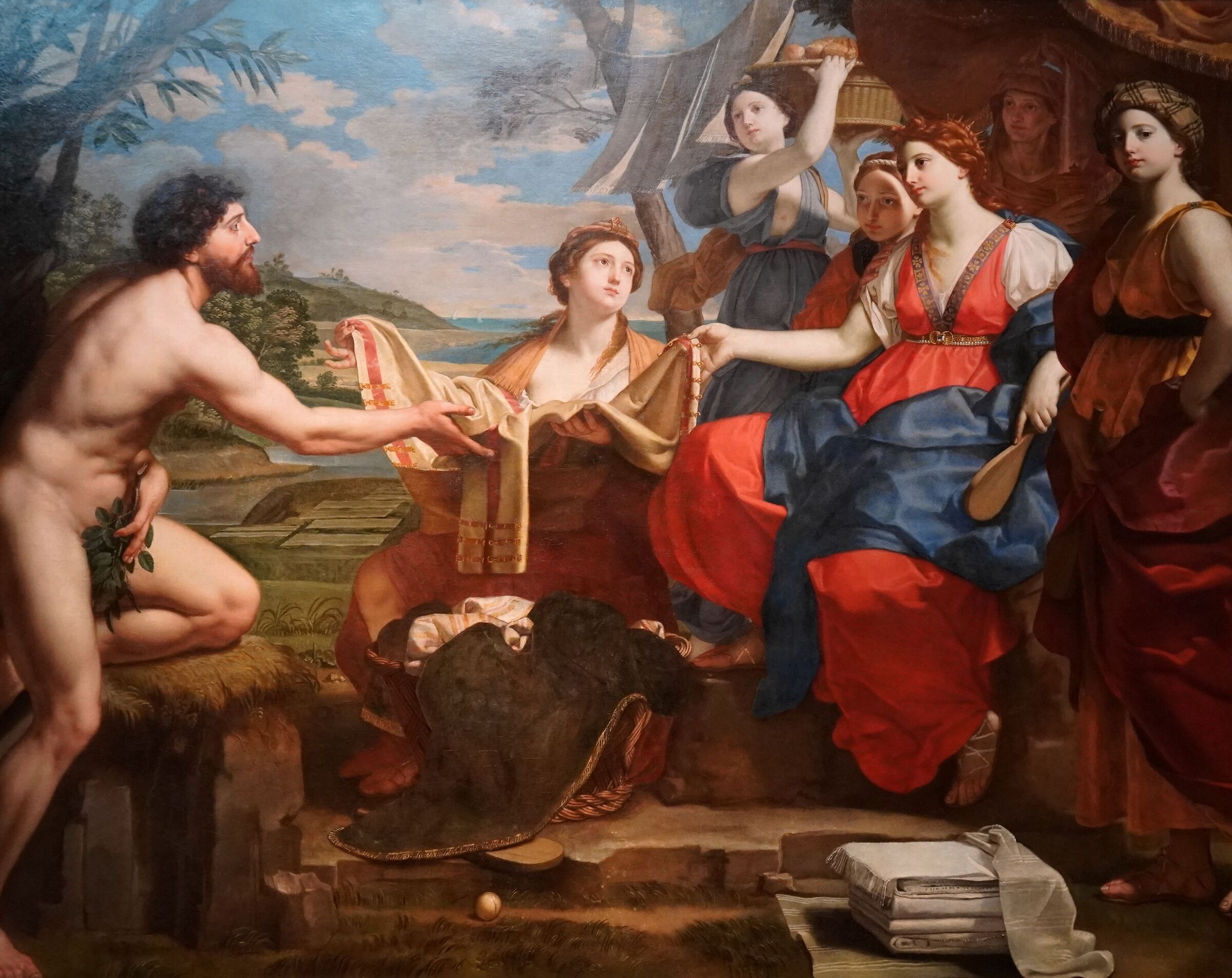 Michele Desubleo "Ulisse e Nausicaa" Dopo il 1659