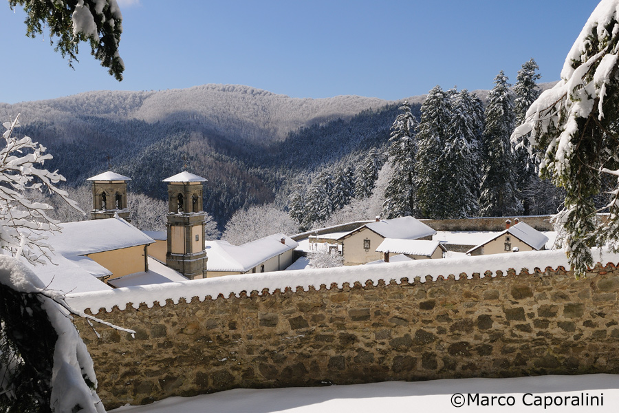 Hermitage after the snowfall