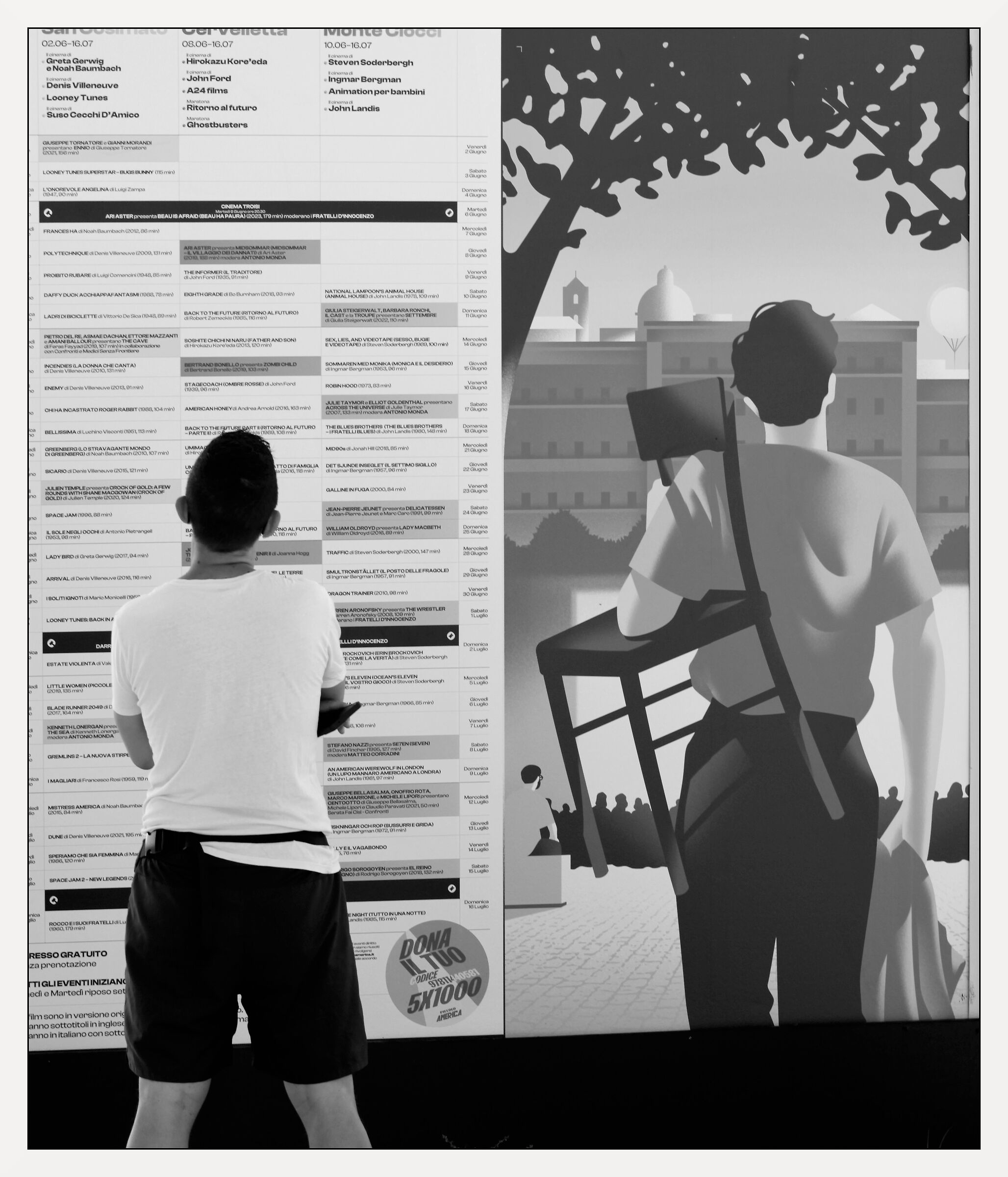 La prossima volta portati la sedia