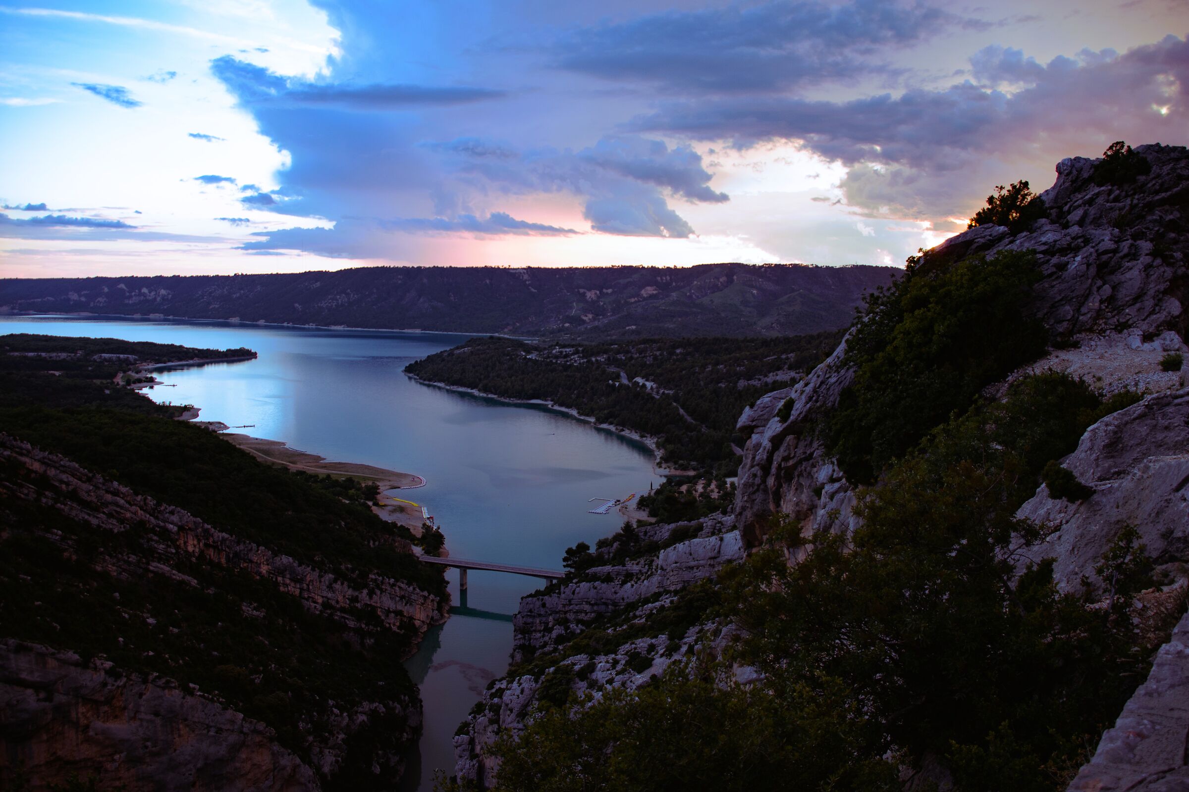 Il Vernon( fine della gola )