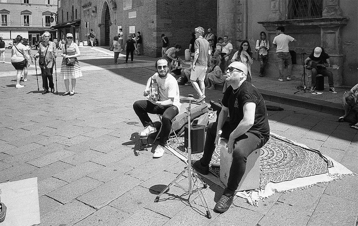 La musica in strada....
