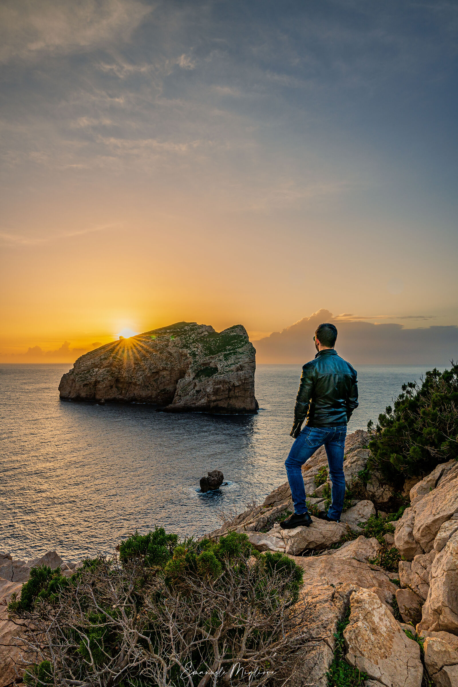 Ammirando il tramonto