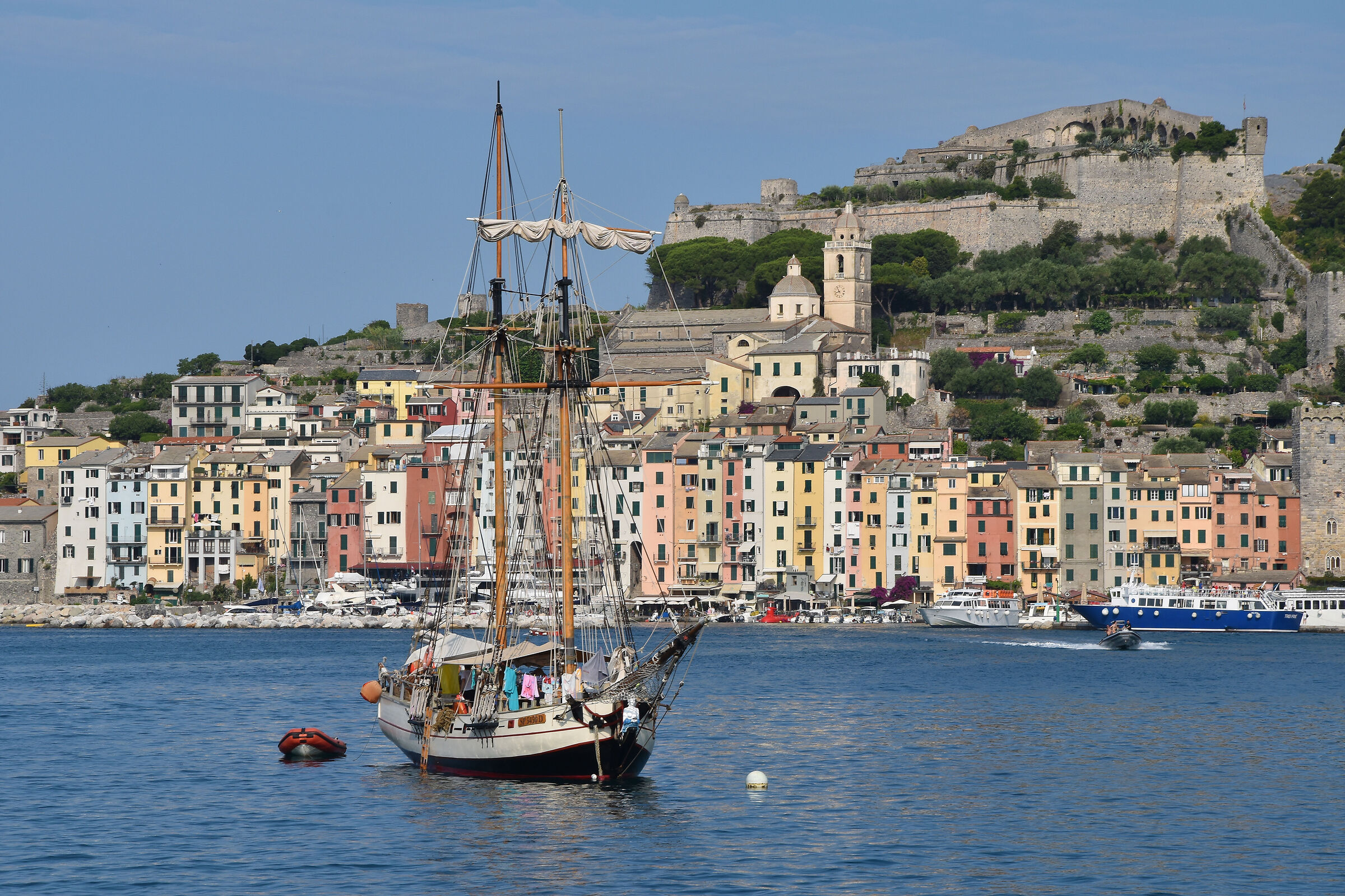 Portovenere from the sea
