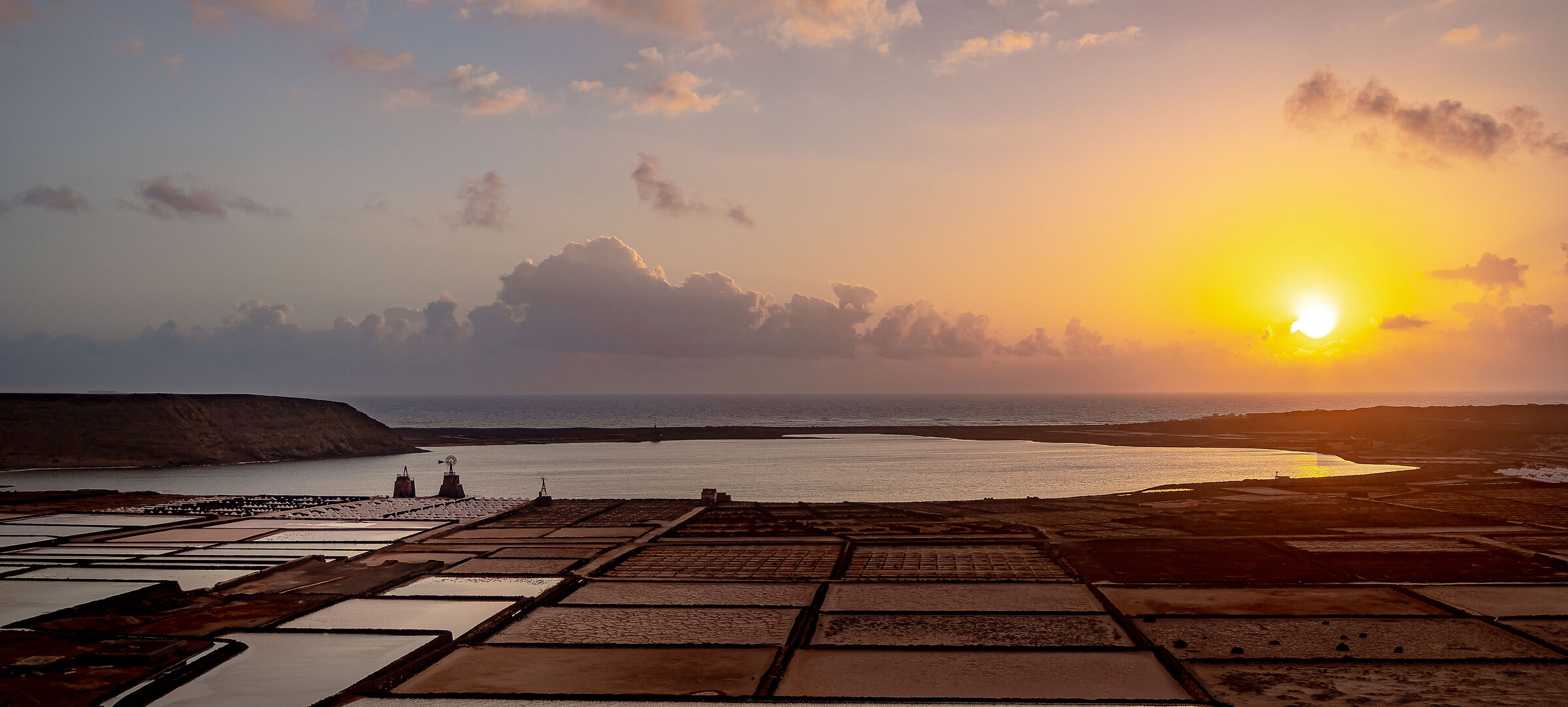 tramonto e saline
