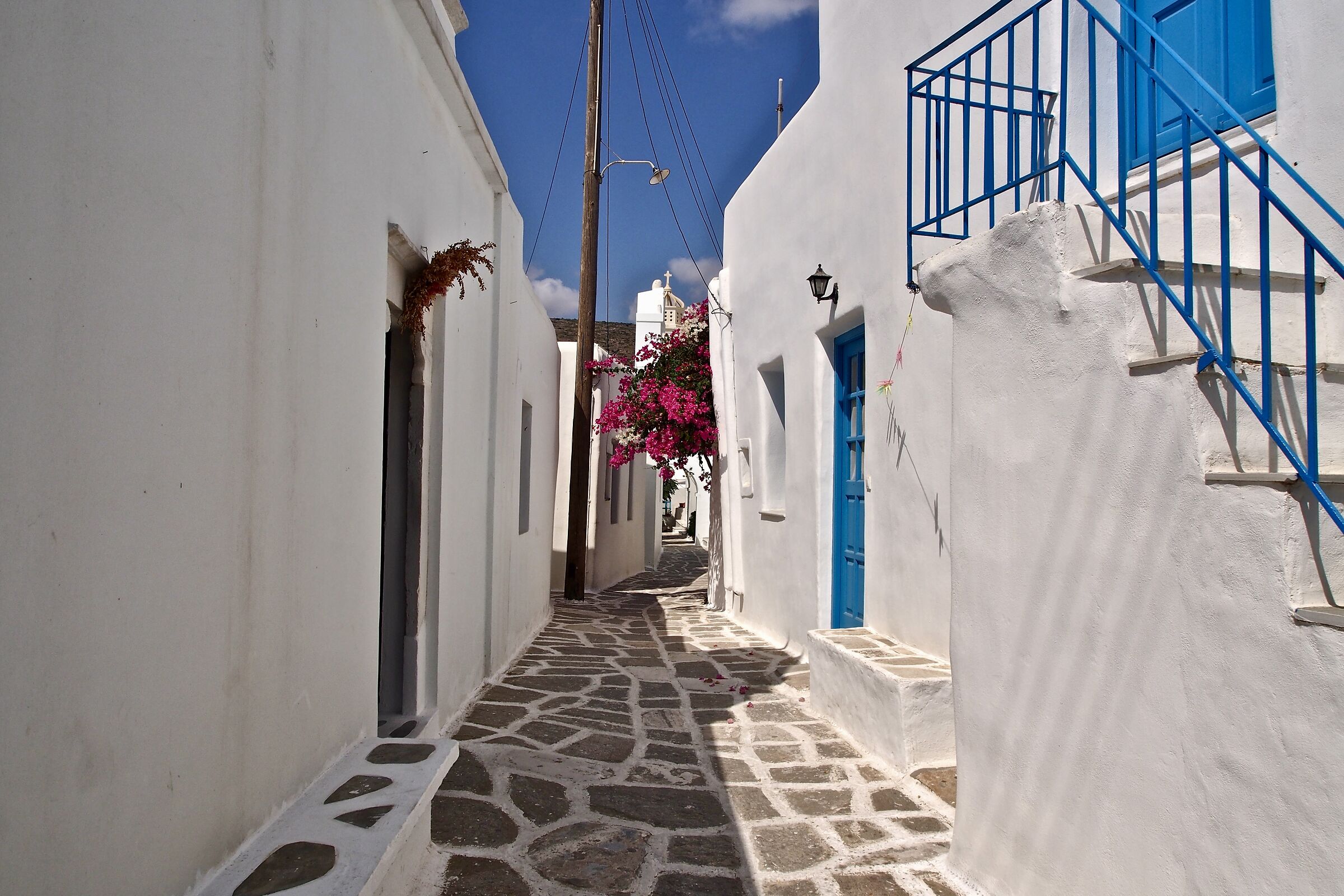 Isole Cicladi-i vicoli di Left