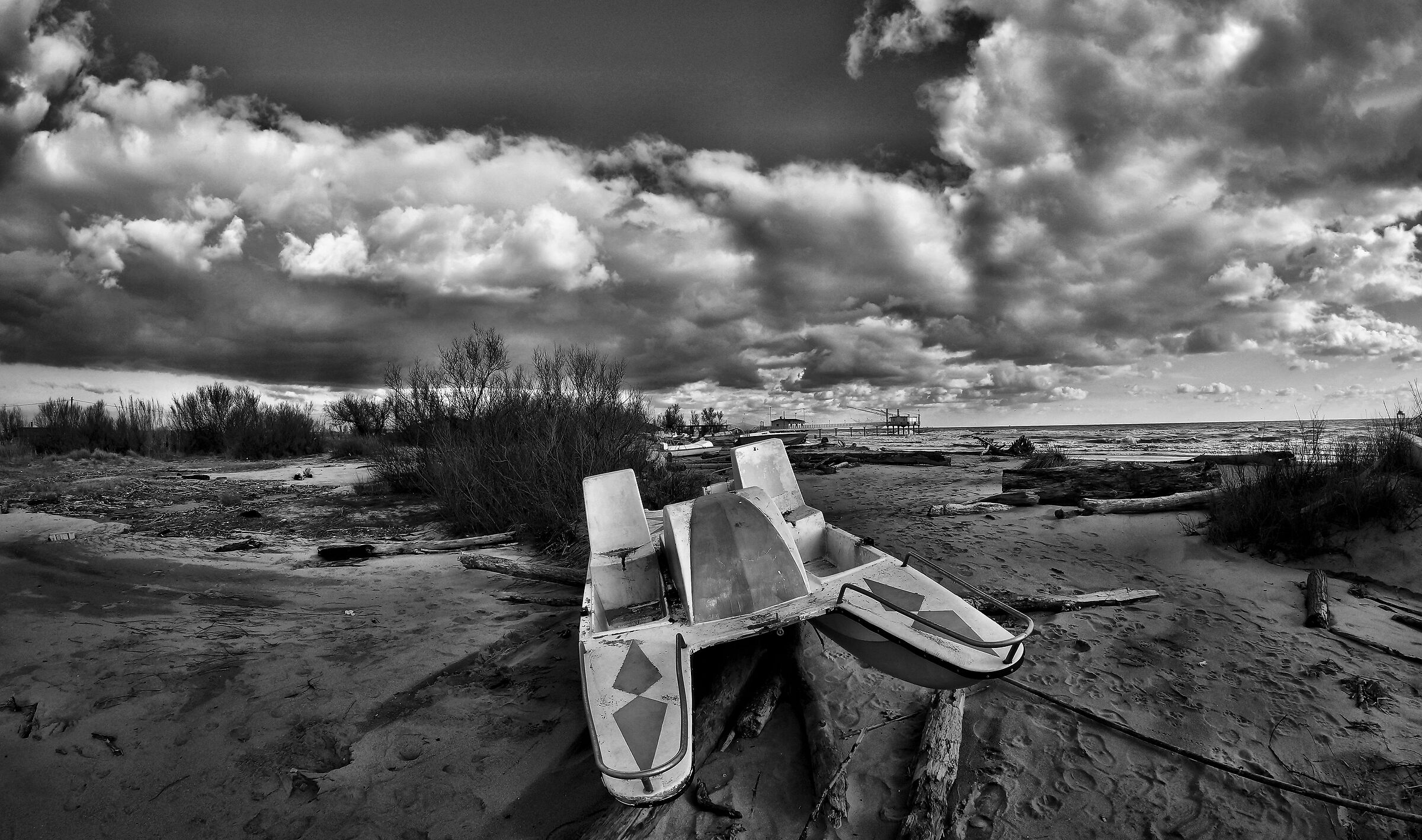 Past is the storm and..