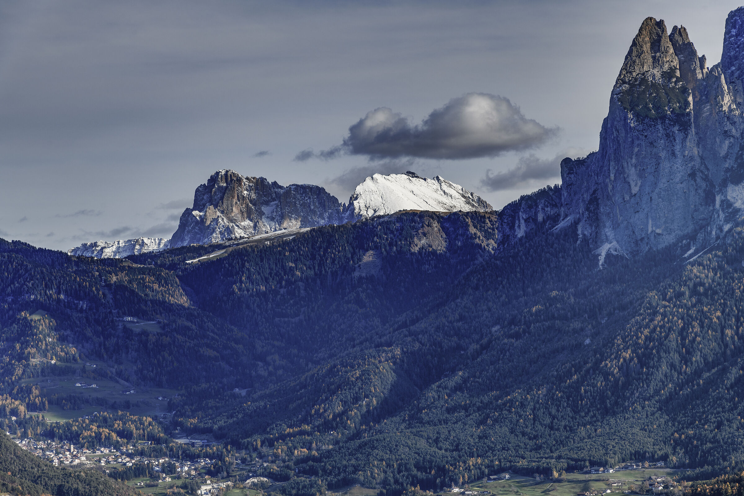 Sciliar e Sassolungo.