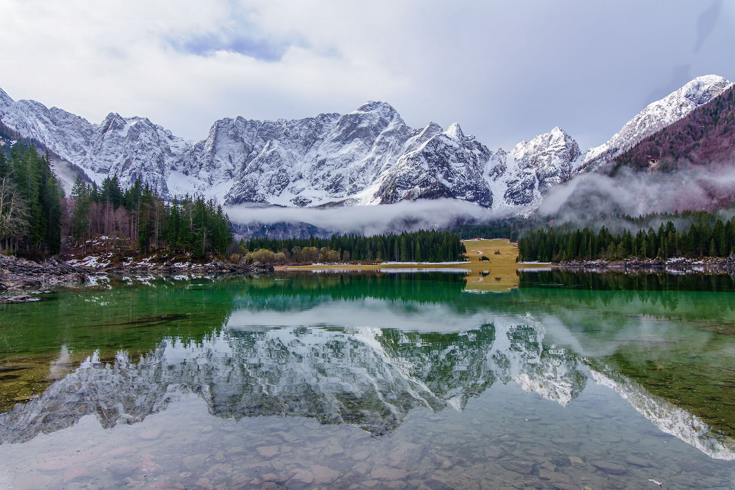 Reflections at Lake Fusine