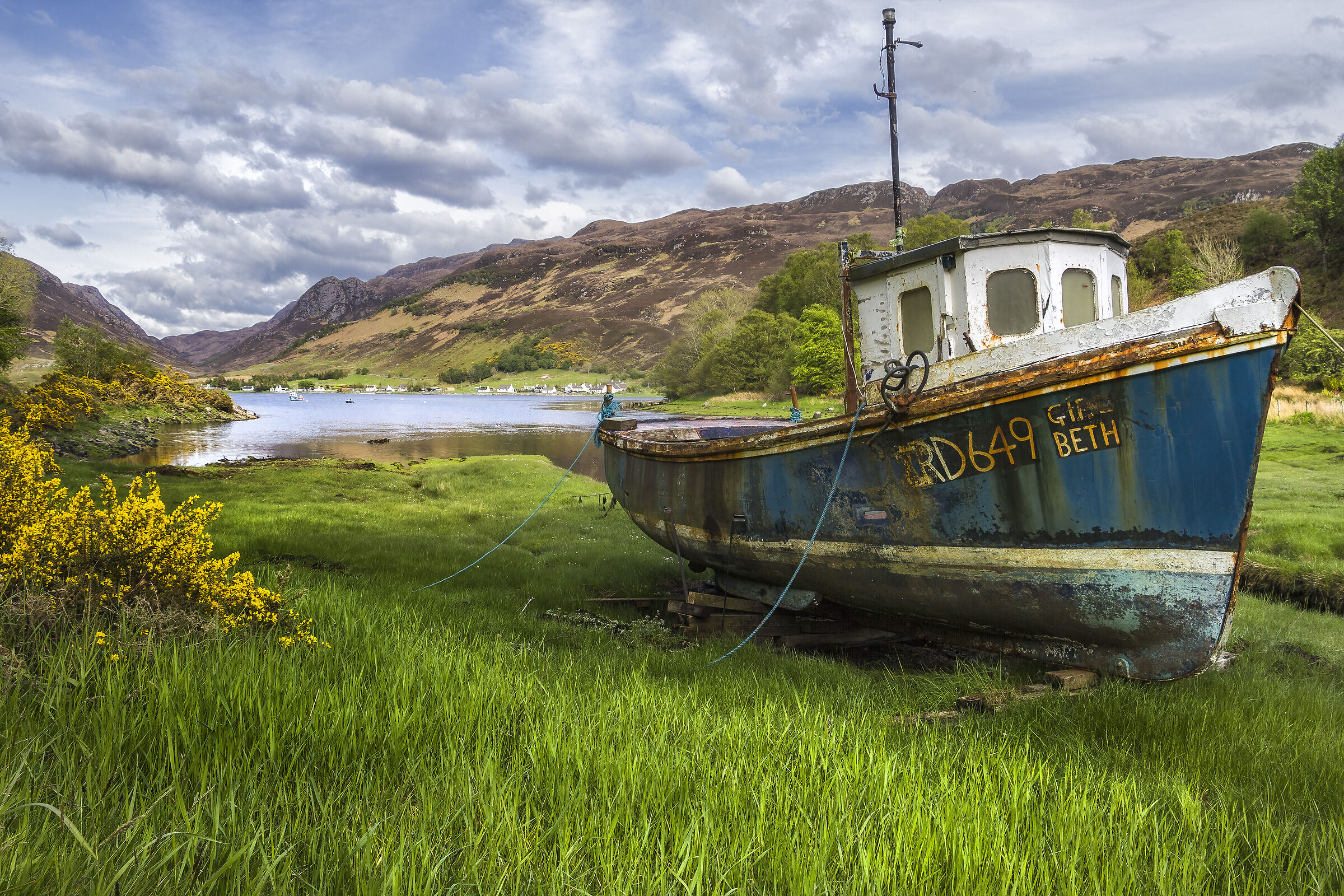 Old fishing boat
