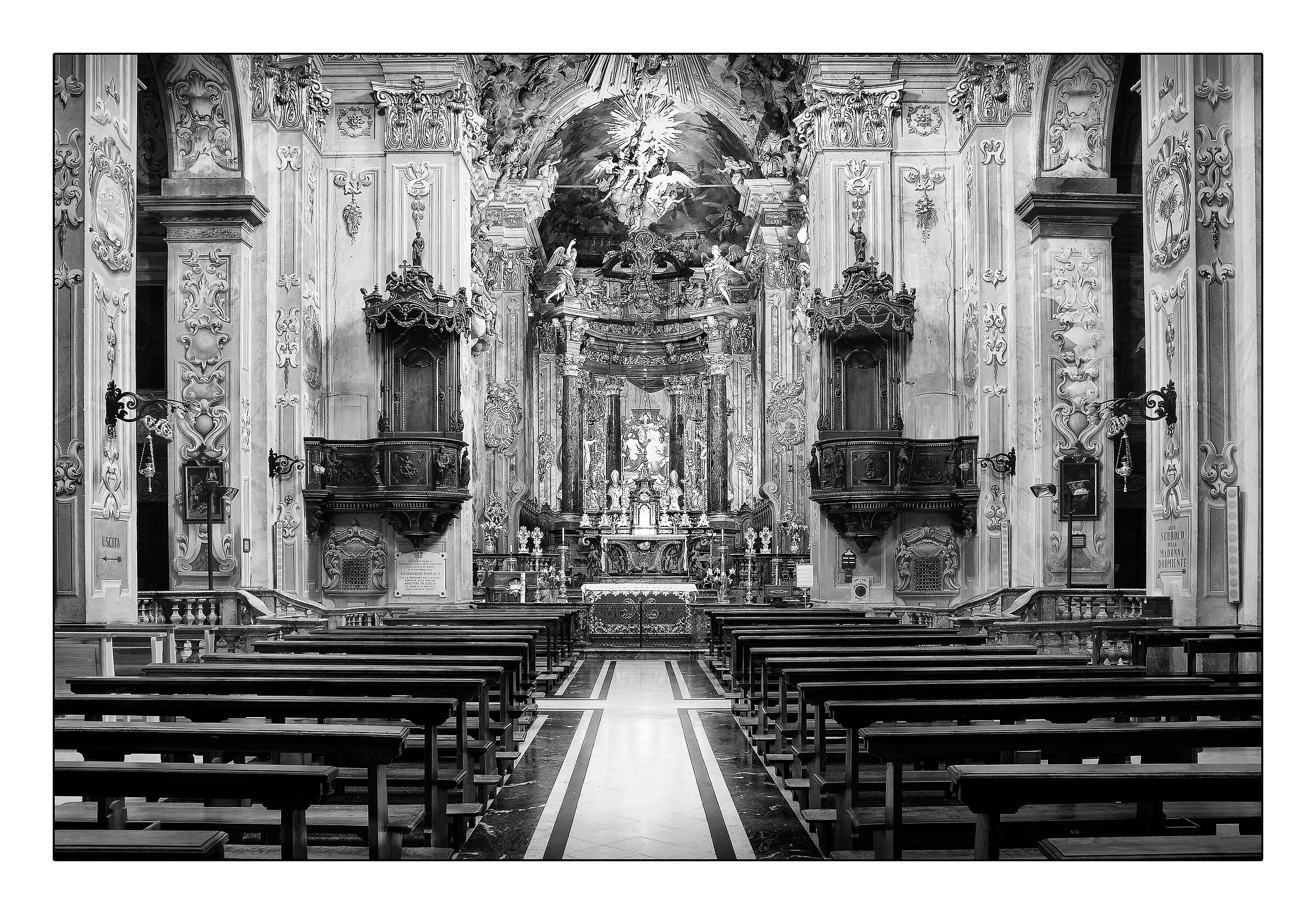 Sacro monte Varallo, church.