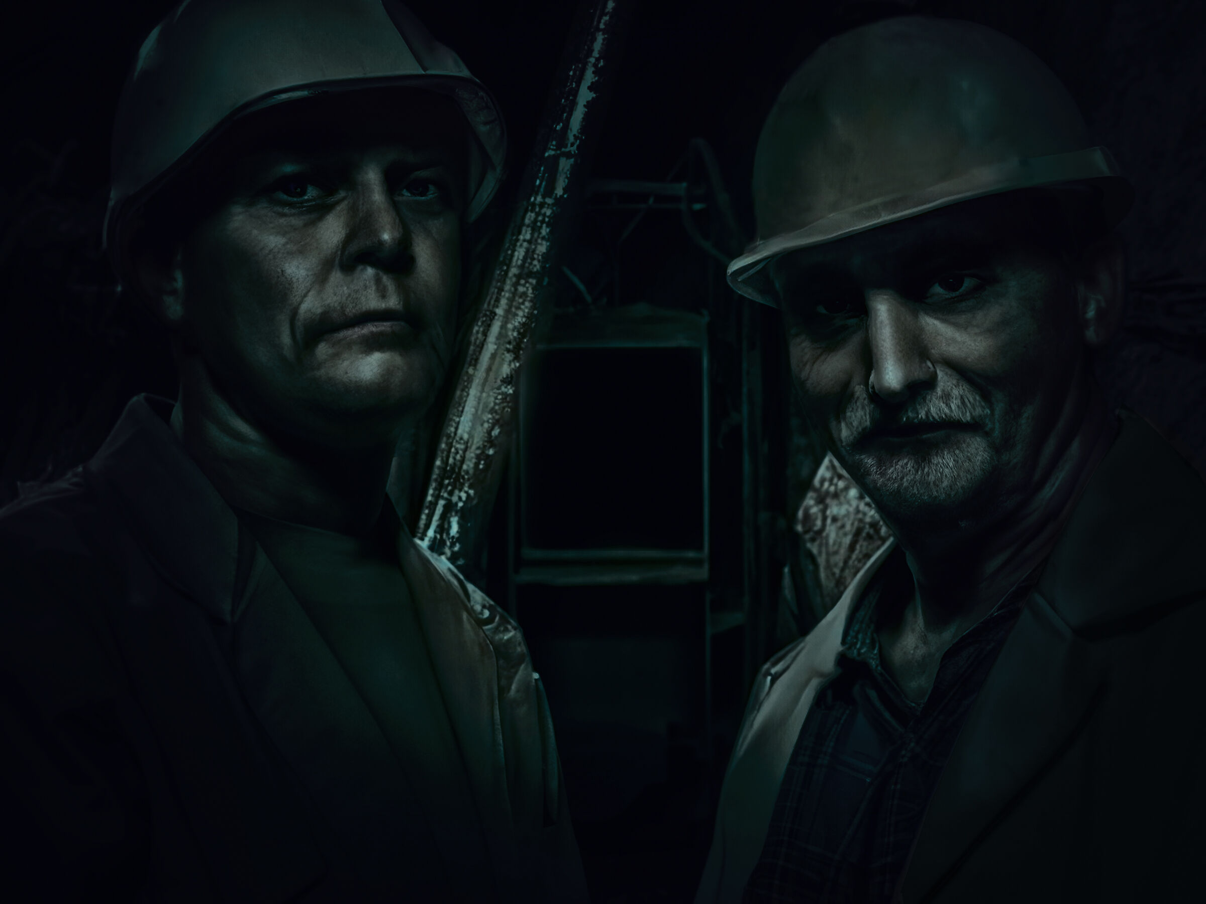 In the dark, 600 meters in the bowels of the earth