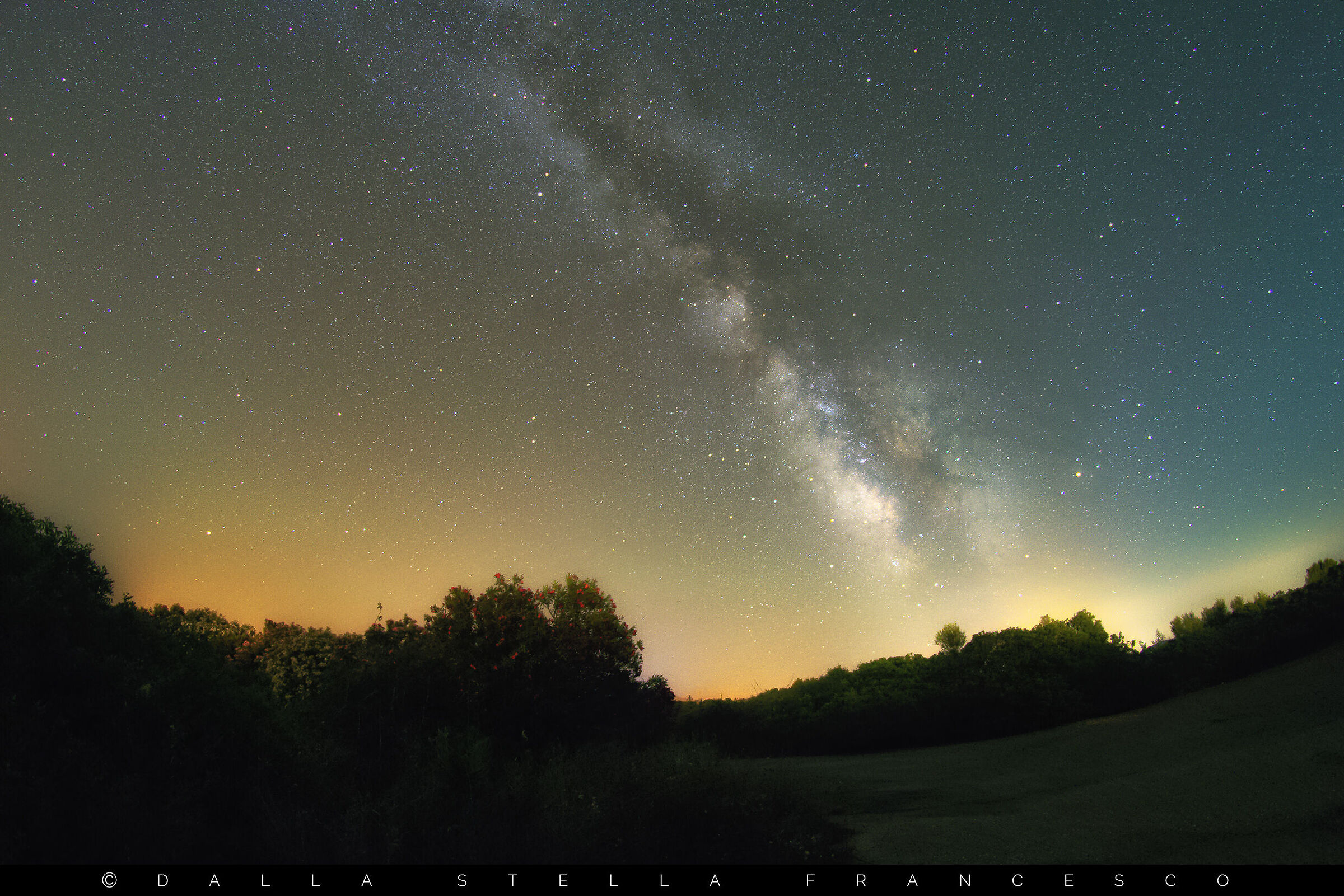 Milky Way with fisheye