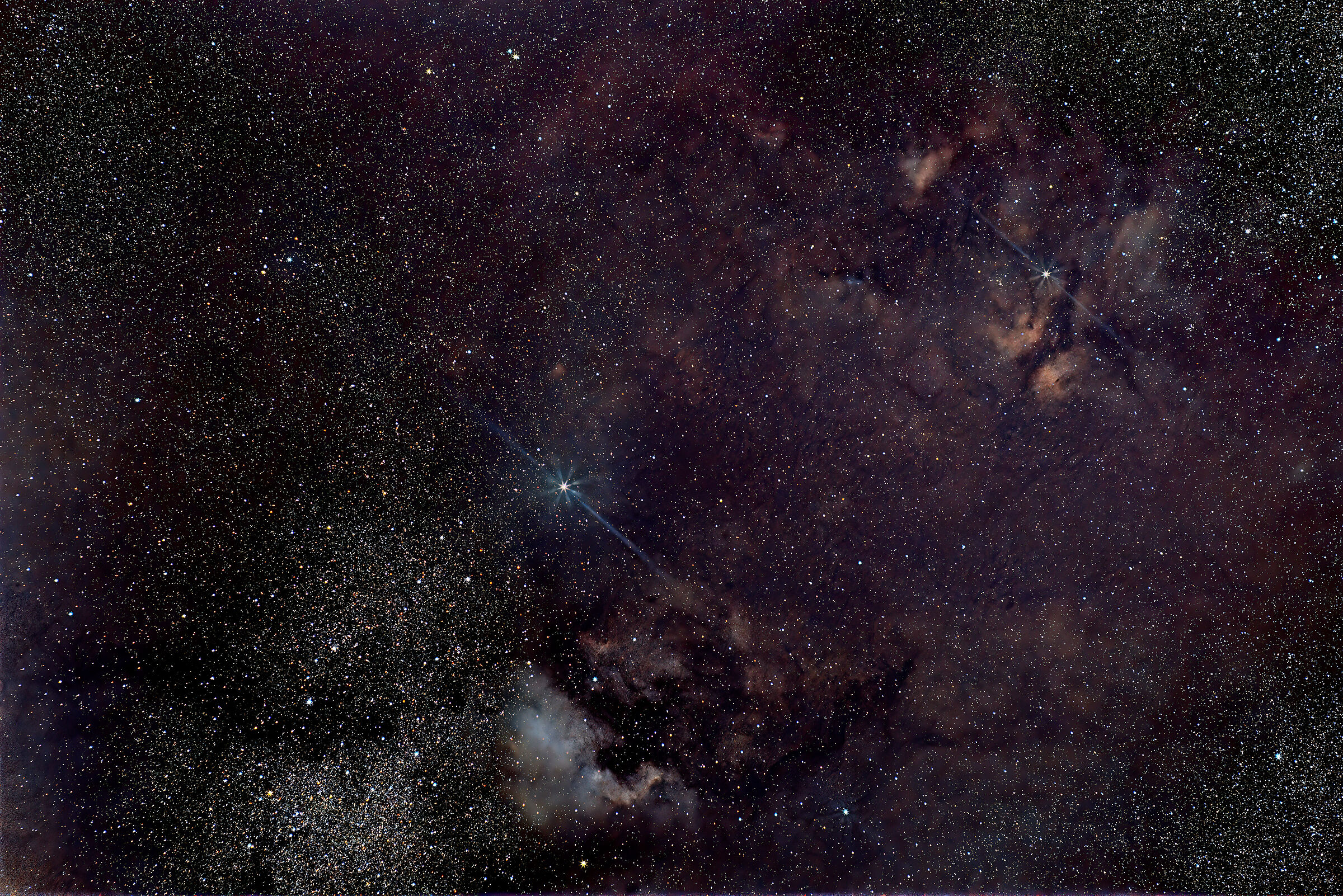 Deneb, Sadr e Nebulosa Nord America