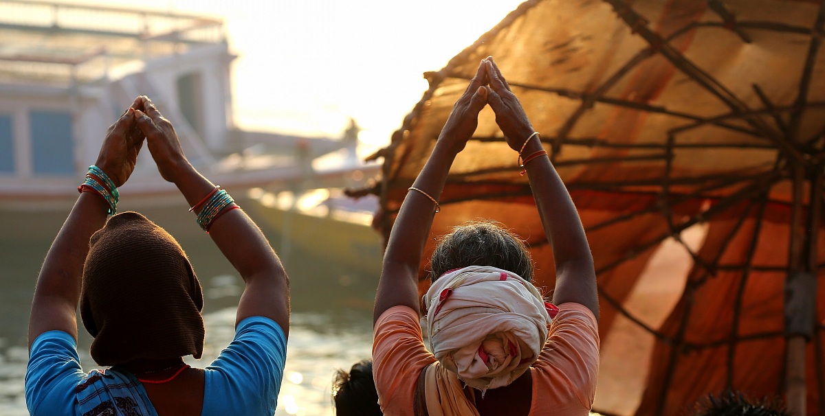 The sun has risen in Varanasi.