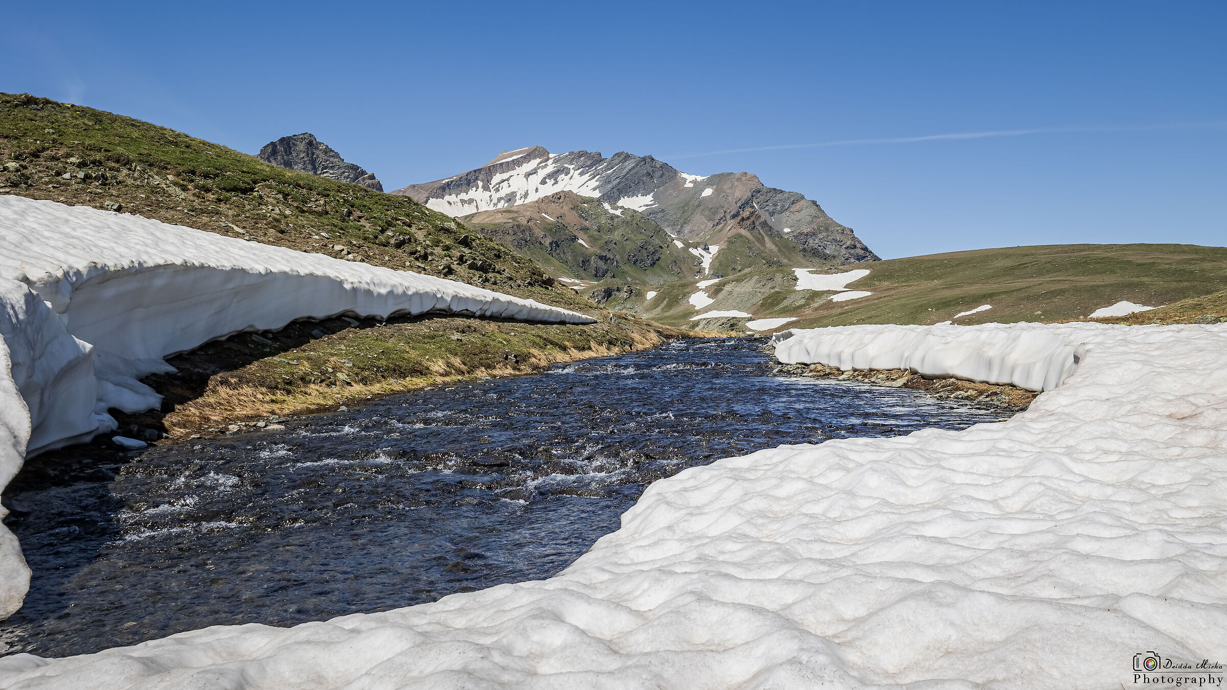 Ghiacciaio sul Lago Rosset