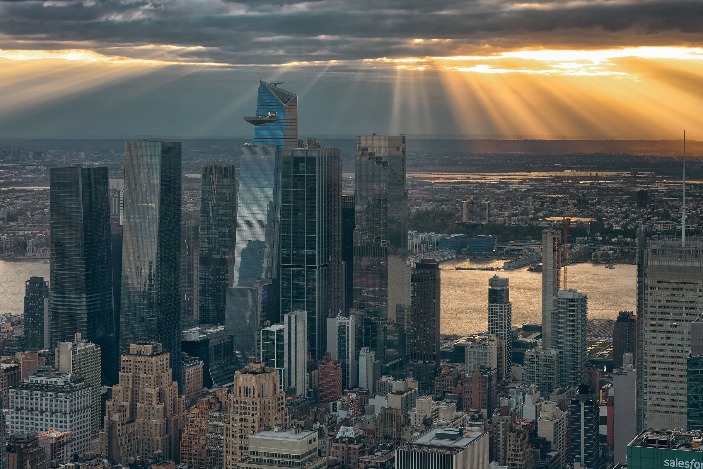 Tramonto sull'Hudson