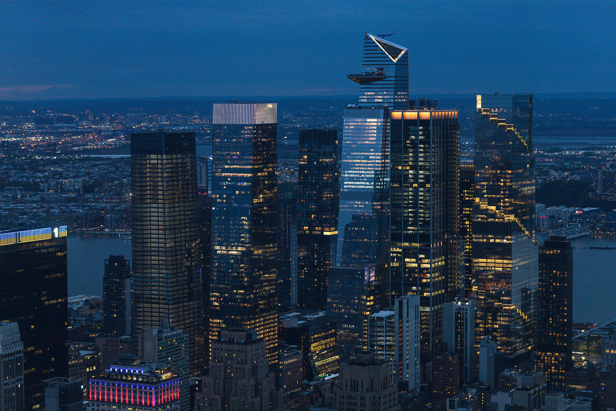 Le luci di Hudson Yards