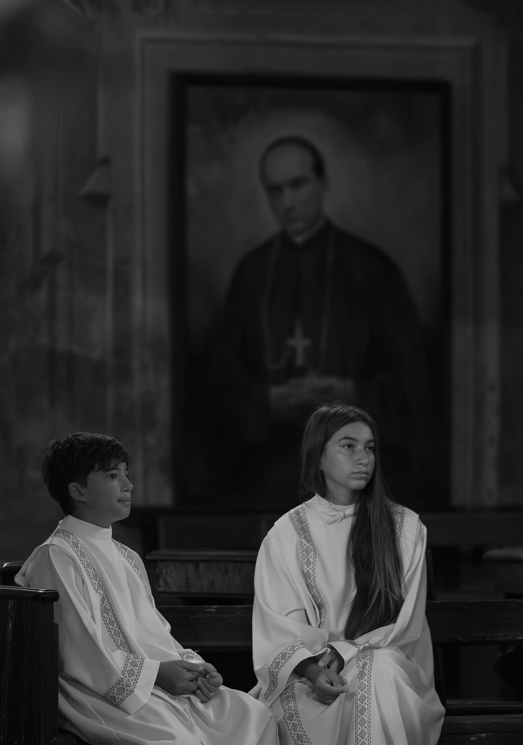 Sotto lo sguardo del Santo.