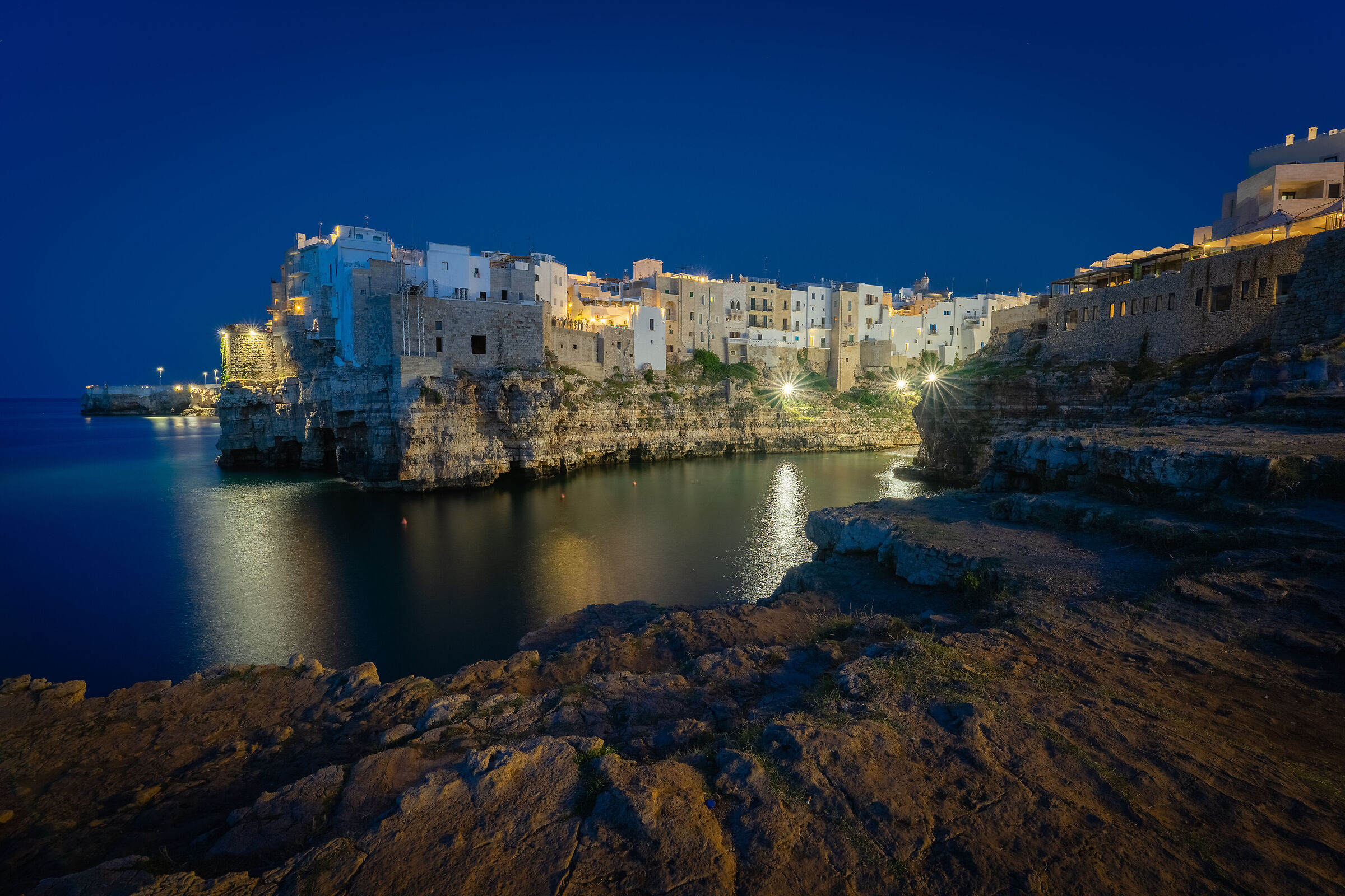 Polignano after blue hour